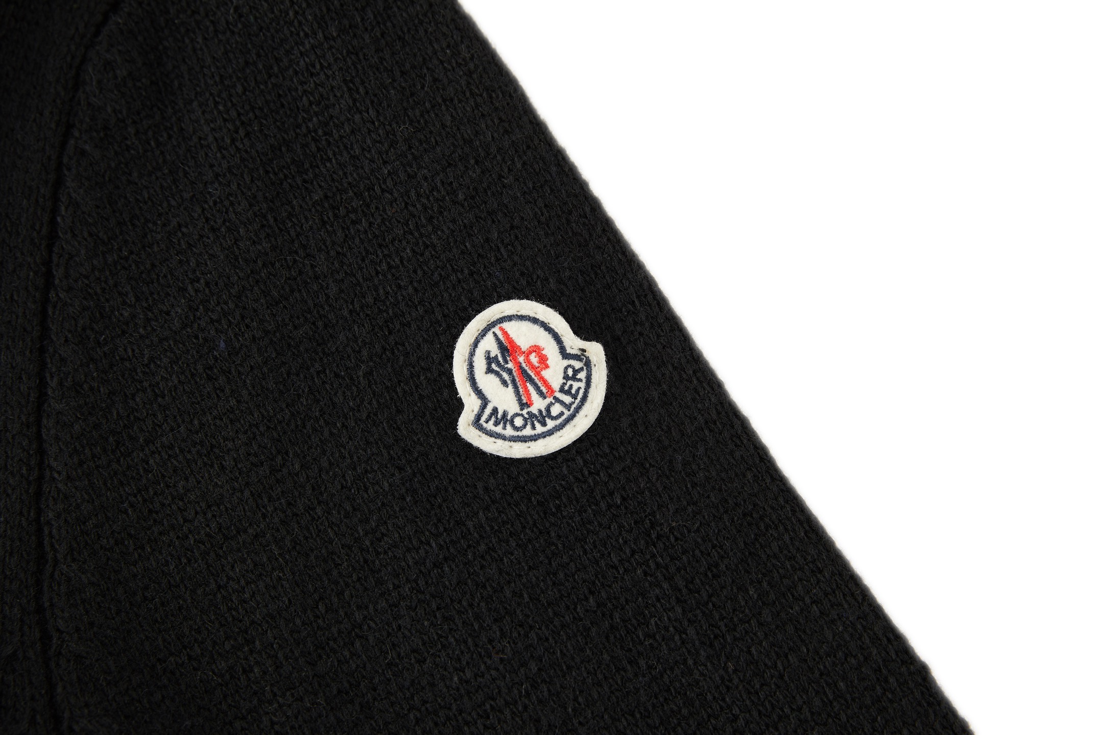 [Moncler 蒙口 徽标拉链立领针织开衫 毛衣 针织衫 秋冬 外套 灰色 黑色 B5