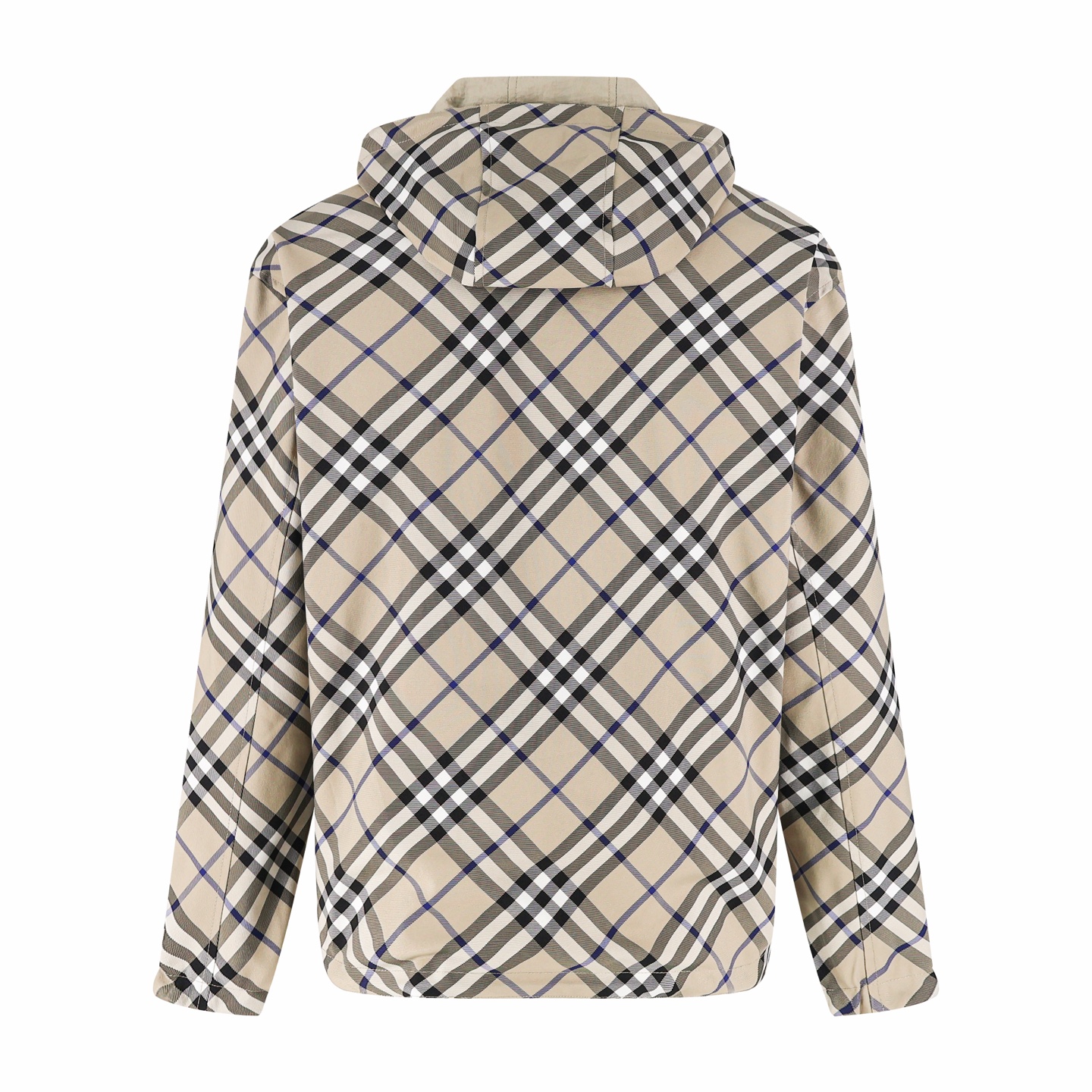 Burberry 巴宝莉 双面两穿战马绣花格纹拉链连帽外套 夹克 长袖 C0