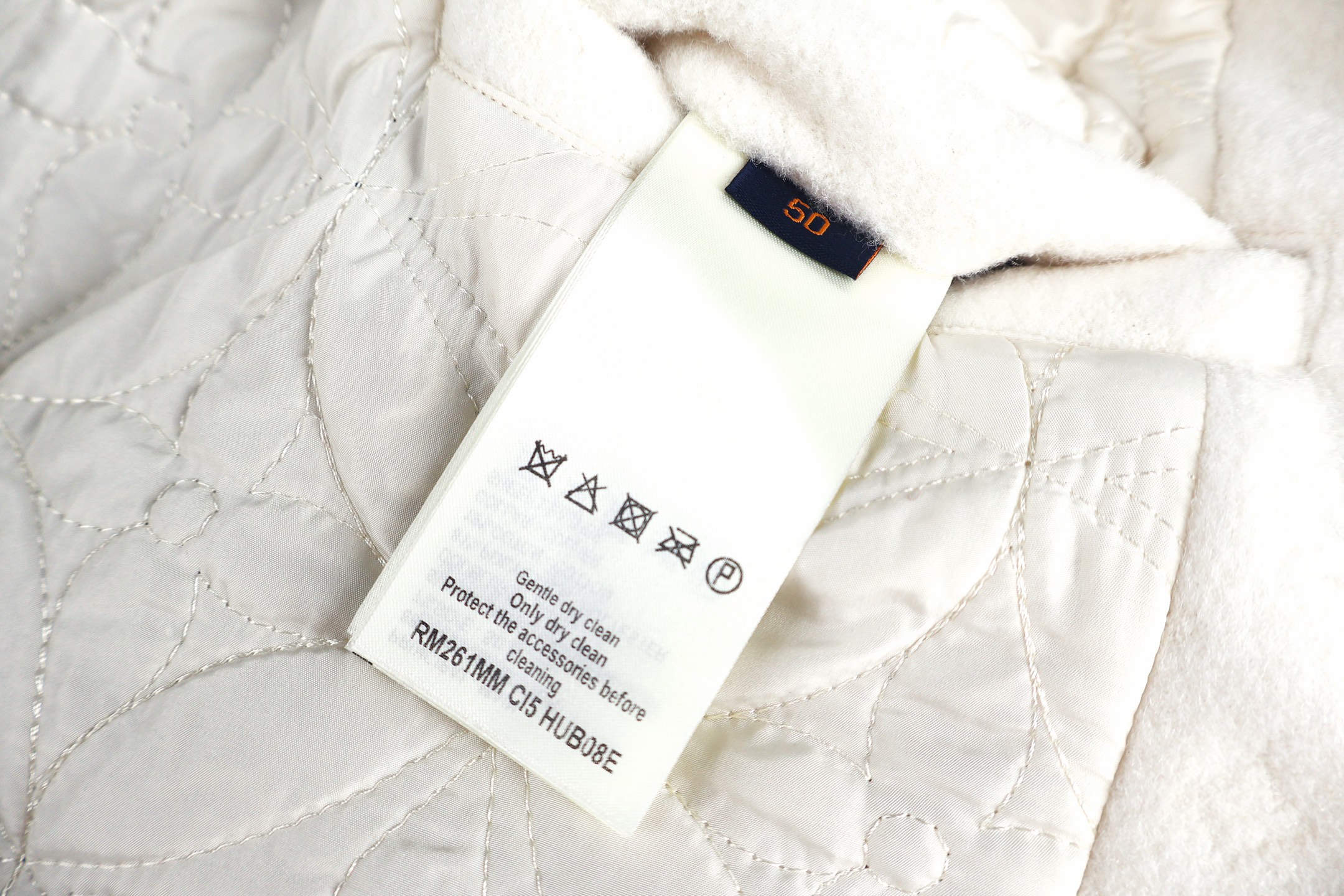 LOUIS VUITTON 路易威登 激光烧花拼色毛绒领抓绒拉链棒球服 夹克 外套 长袖 C5