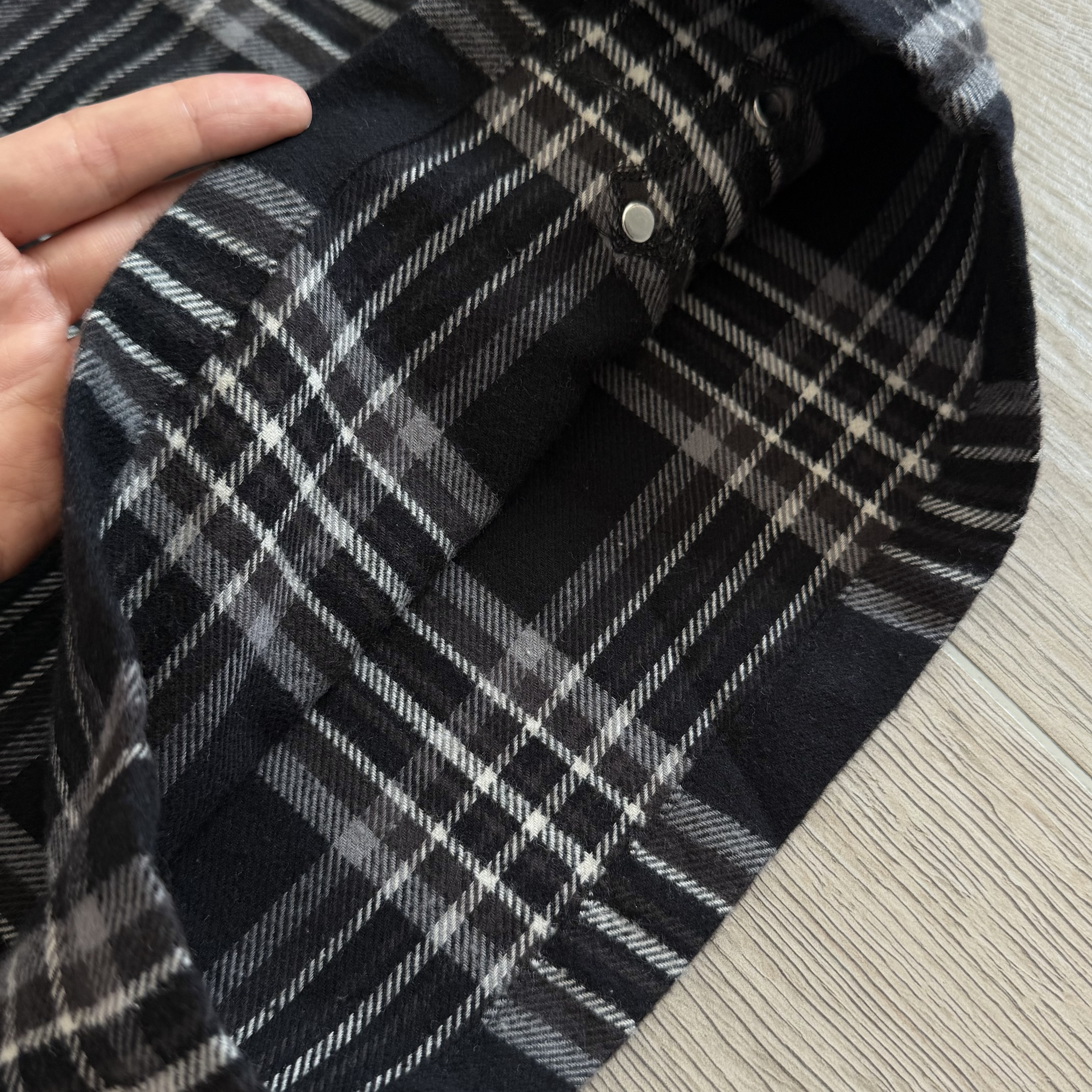 925 Chrome Hearts CH 克罗心 法兰绒 格子 银纸卷轴十字架松紧腰短裤 裤子 休闲裤 七分裤 夏季 黑色