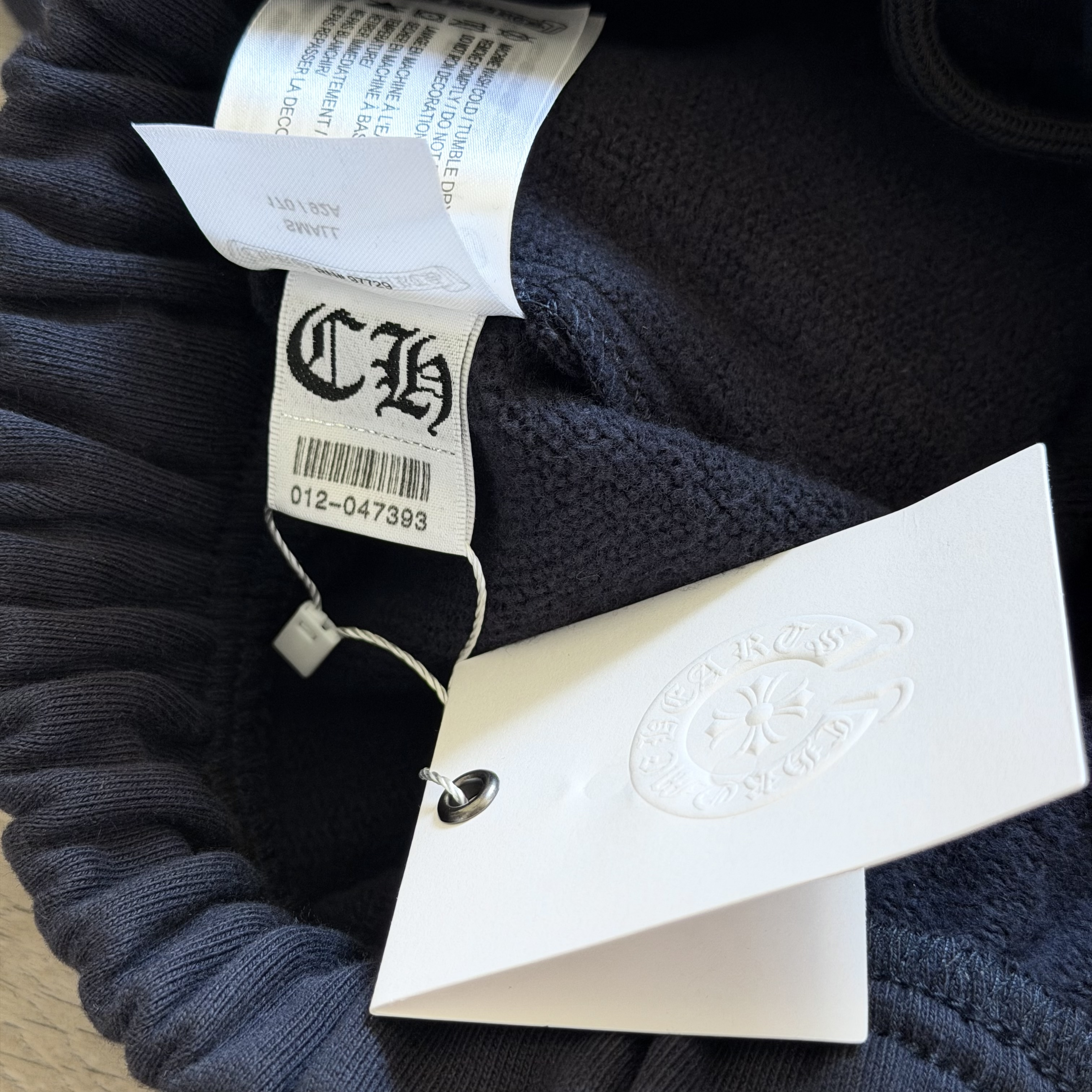 925 Chrome Hearts CH 克罗心 十字架拼皮松紧腰短裤 裤子 运动裤 休闲裤 夏季 藏青色