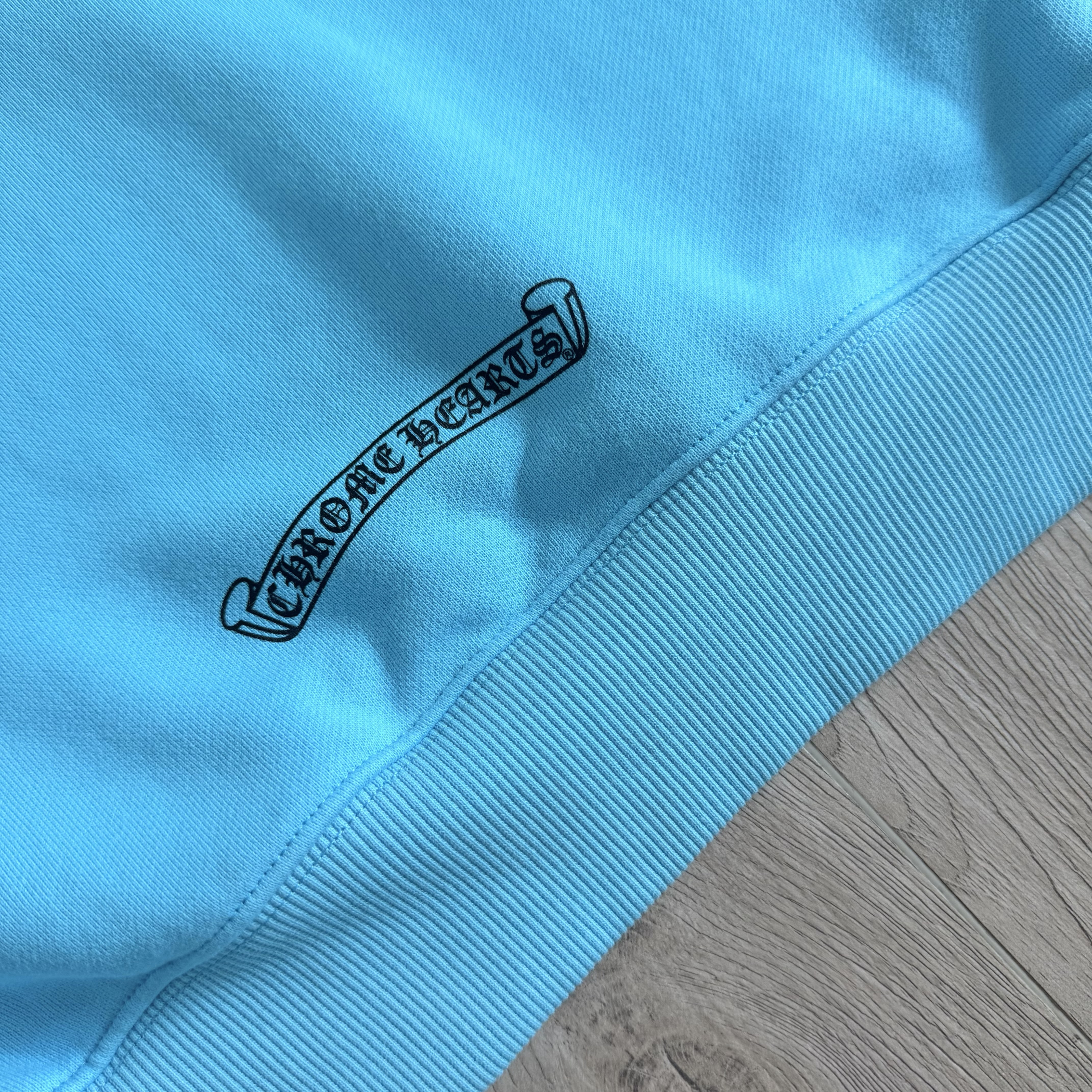 Chrome Hearts 克罗心 matty boy 涂鸦系列连帽卫衣 连帽衫 外套 长袖 蓝色