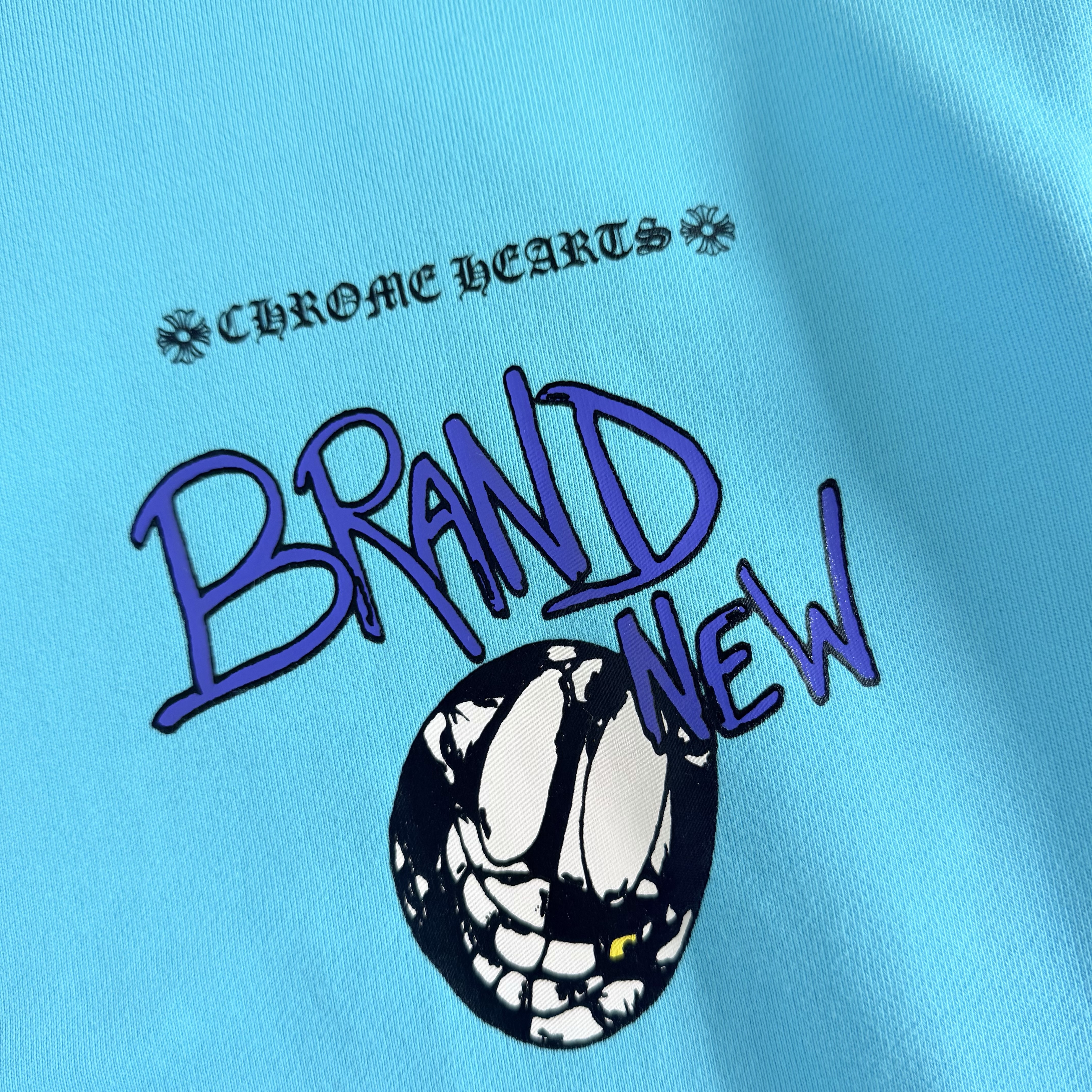 Chrome Hearts 克罗心 matty boy 涂鸦系列连帽卫衣 连帽衫 外套 长袖 蓝色