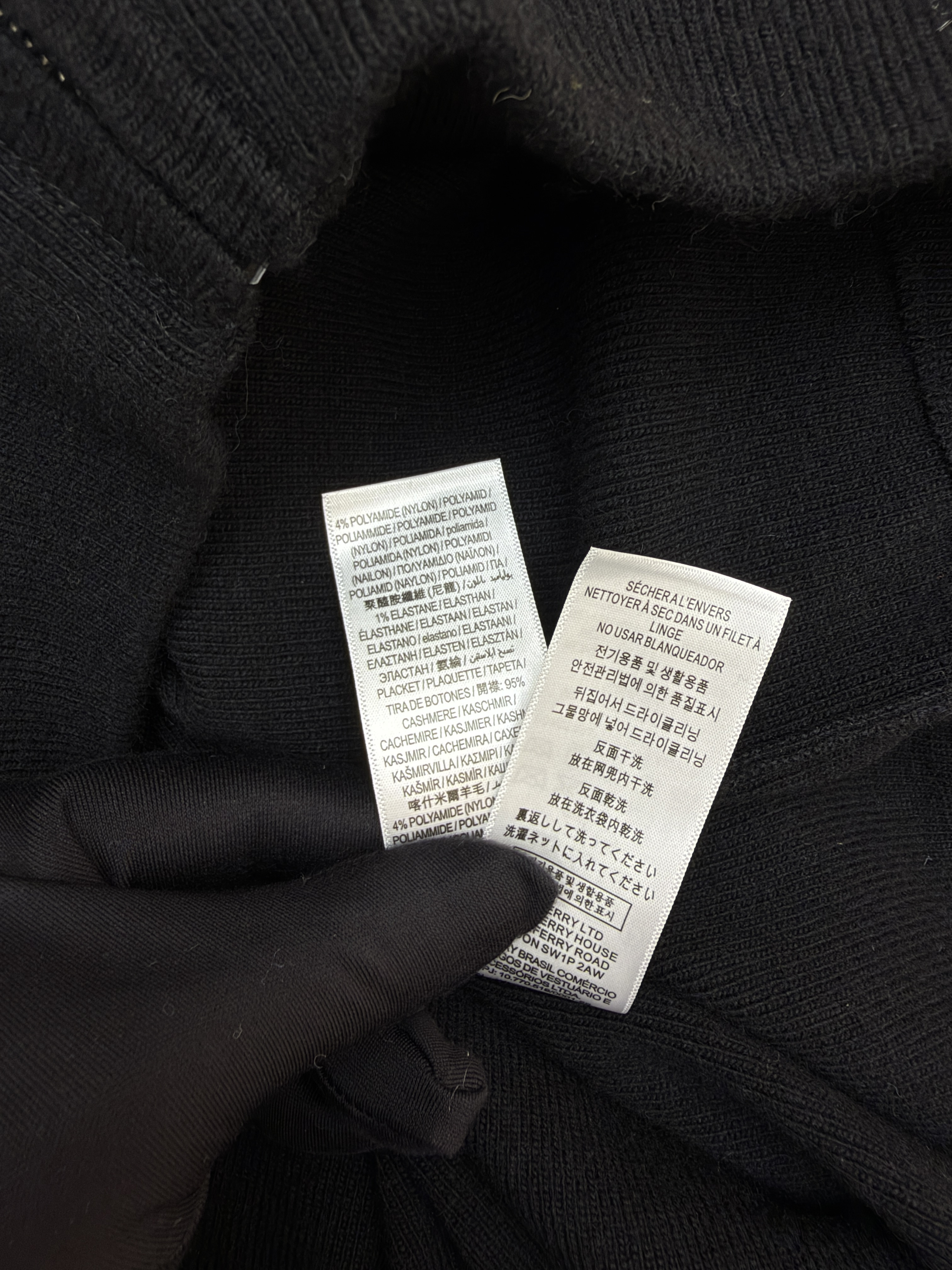Burberry 巴宝莉 刺绣针织拉链连帽开衫 外套 针织衫 长袖 秋冬 灰色 藏蓝色 黑色 C0