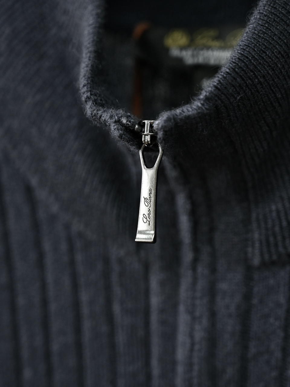 Loro Piana LP Men's cashmere turtleneck cardigan 羊绒开衫长袖 -LP0106-B0