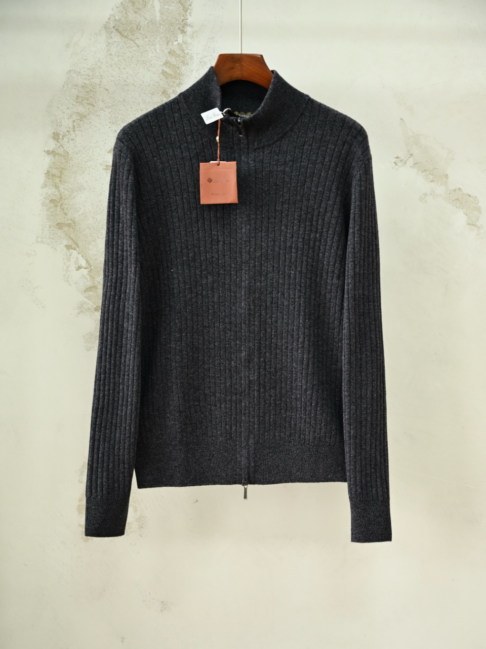 Loro Piana LP Men's cashmere turtleneck cardigan 羊绒开衫长袖 -LP0106-B0