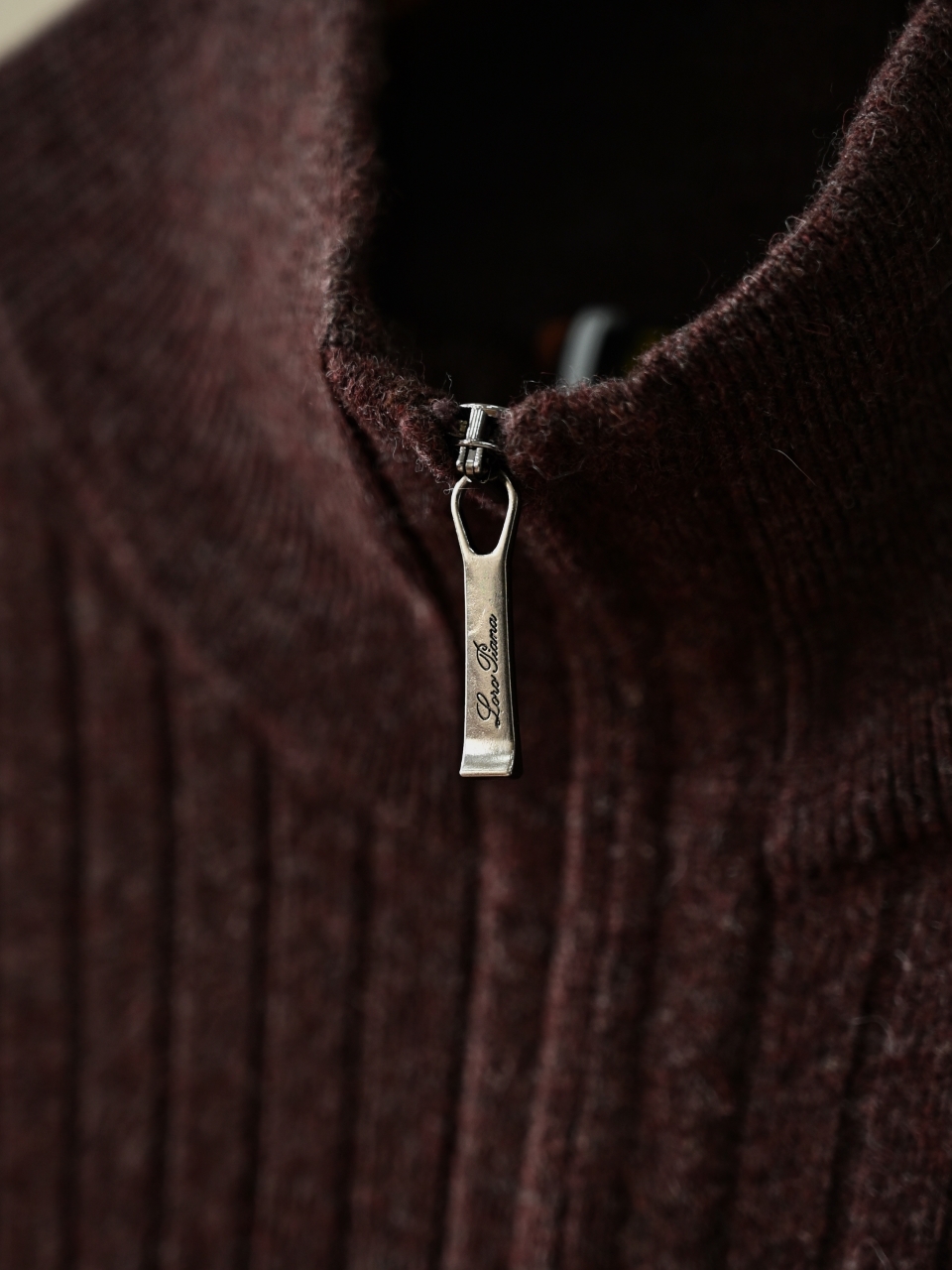 Loro Piana LP Men's cashmere turtleneck cardigan 羊绒开衫长袖 -LP0106-B0