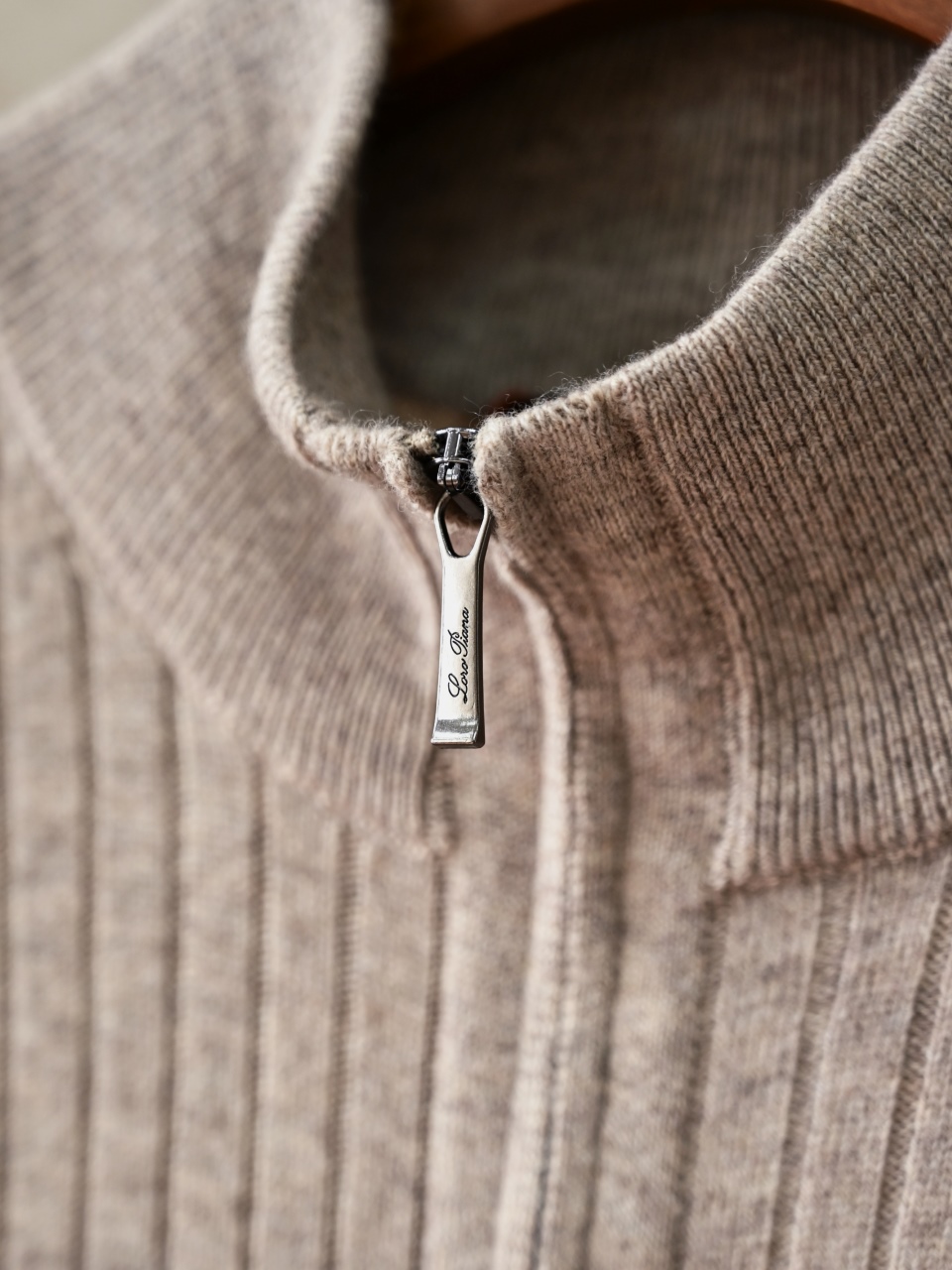 Loro Piana LP Men's cashmere turtleneck cardigan 羊绒开衫长袖 -LP0106-B0