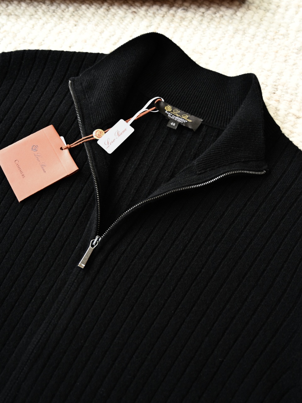 Loro Piana LP Men's cashmere turtleneck cardigan 羊绒开衫长袖 -LP0106-B0
