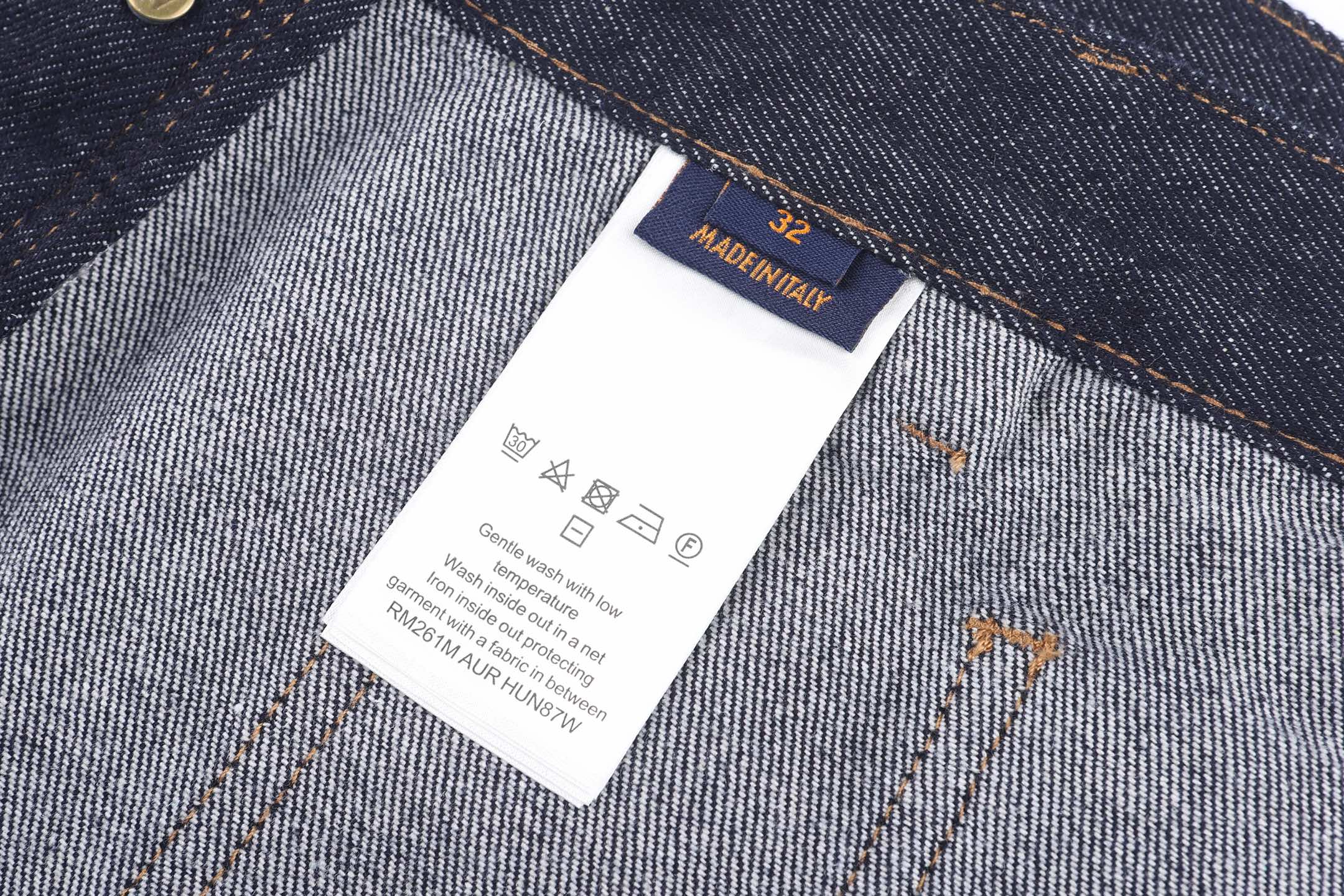 LOUIS VUITTON  路易威登 LV 刺绣标识牛仔裤 裤子 长裤 B5