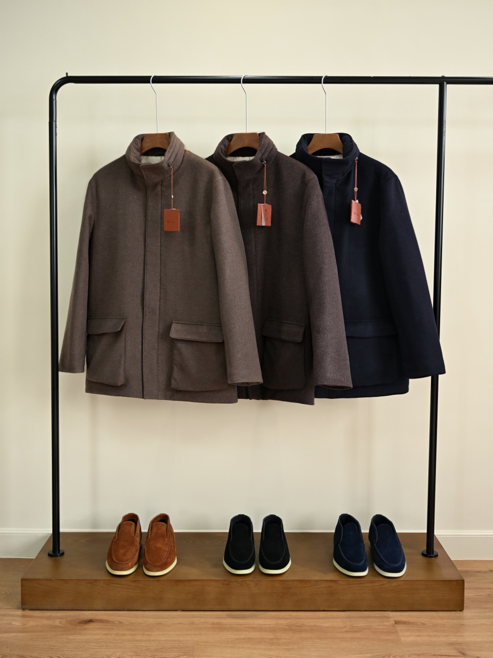 Loro Piana LP Loro Piana Style Men's Pure Cashmere Voyager Jacket 羊绒外套长袖 -LP0103-E0