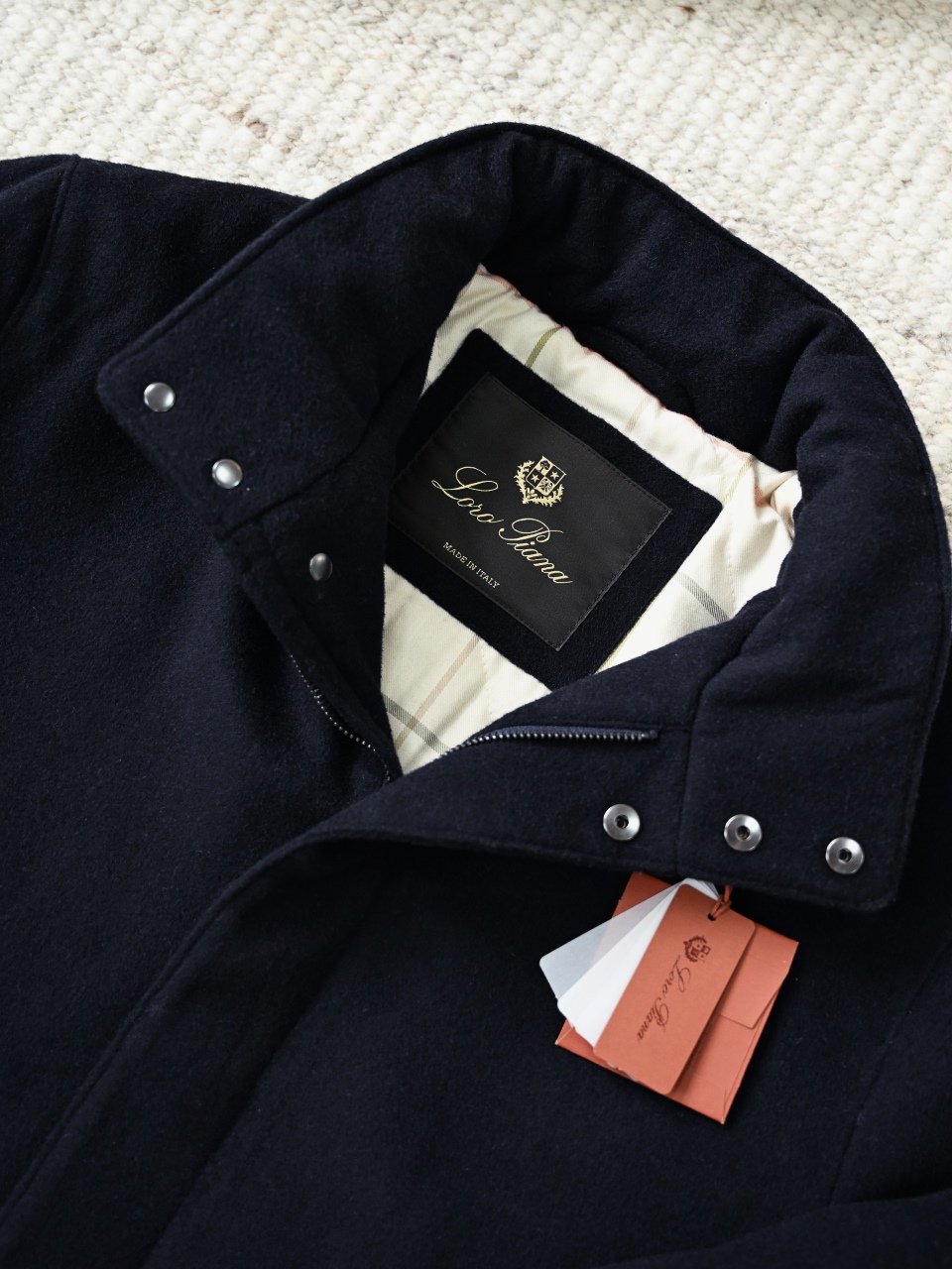 Loro Piana LP Loro Piana Style Men's Pure Cashmere Voyager Jacket 羊绒外套长袖 -LP0103-E0