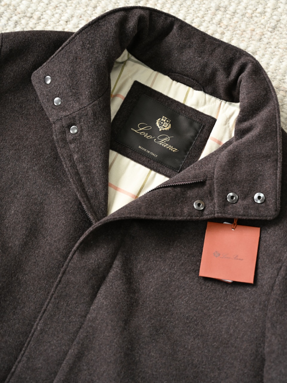 Loro Piana LP Loro Piana Style Men's Pure Cashmere Voyager Jacket 羊绒外套长袖 -LP0103-E0