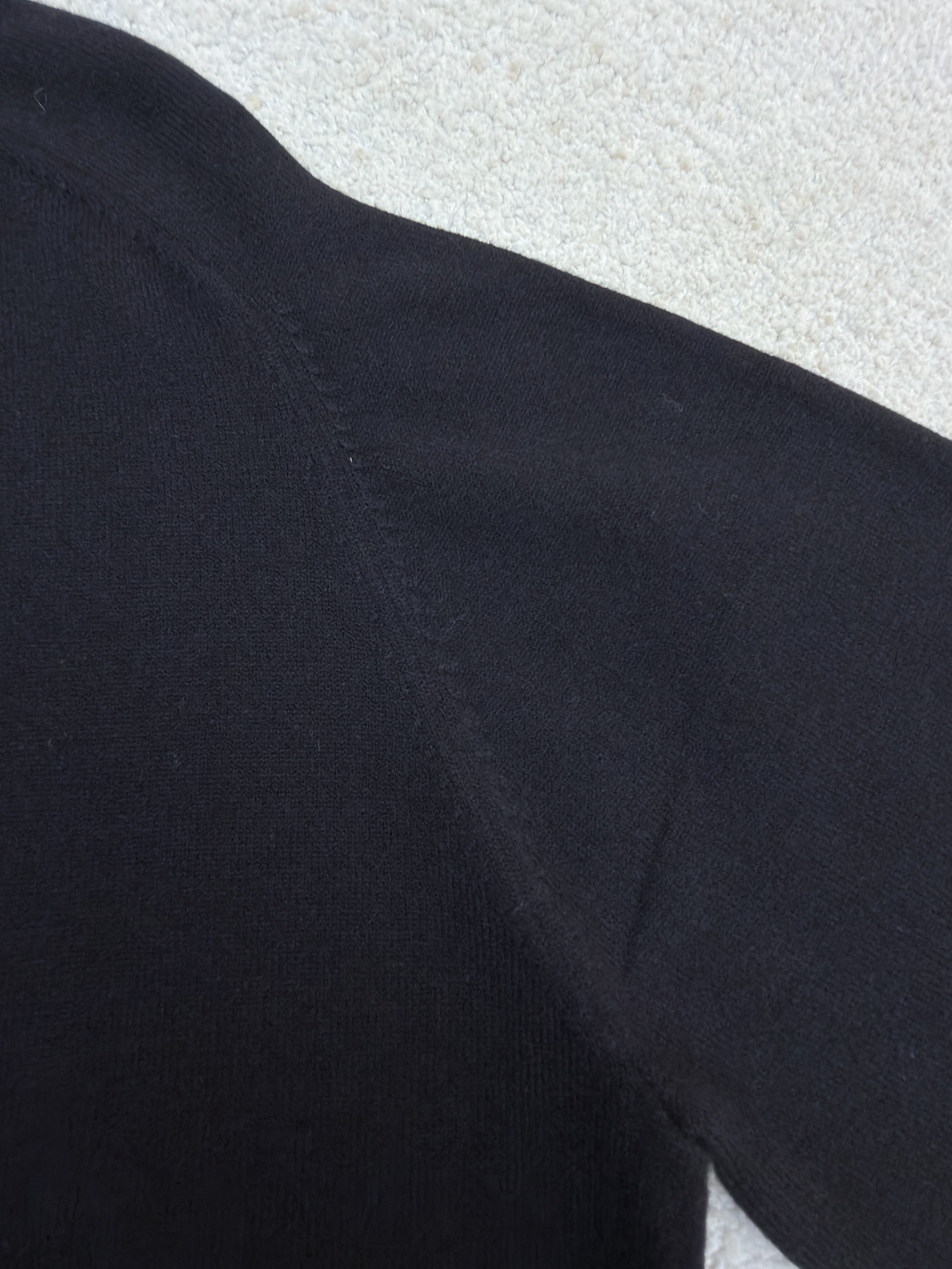 Acne Studios 徽标刺绣针织Polo衫 毛衣 针织衫 长袖 灰色 黑色 A7