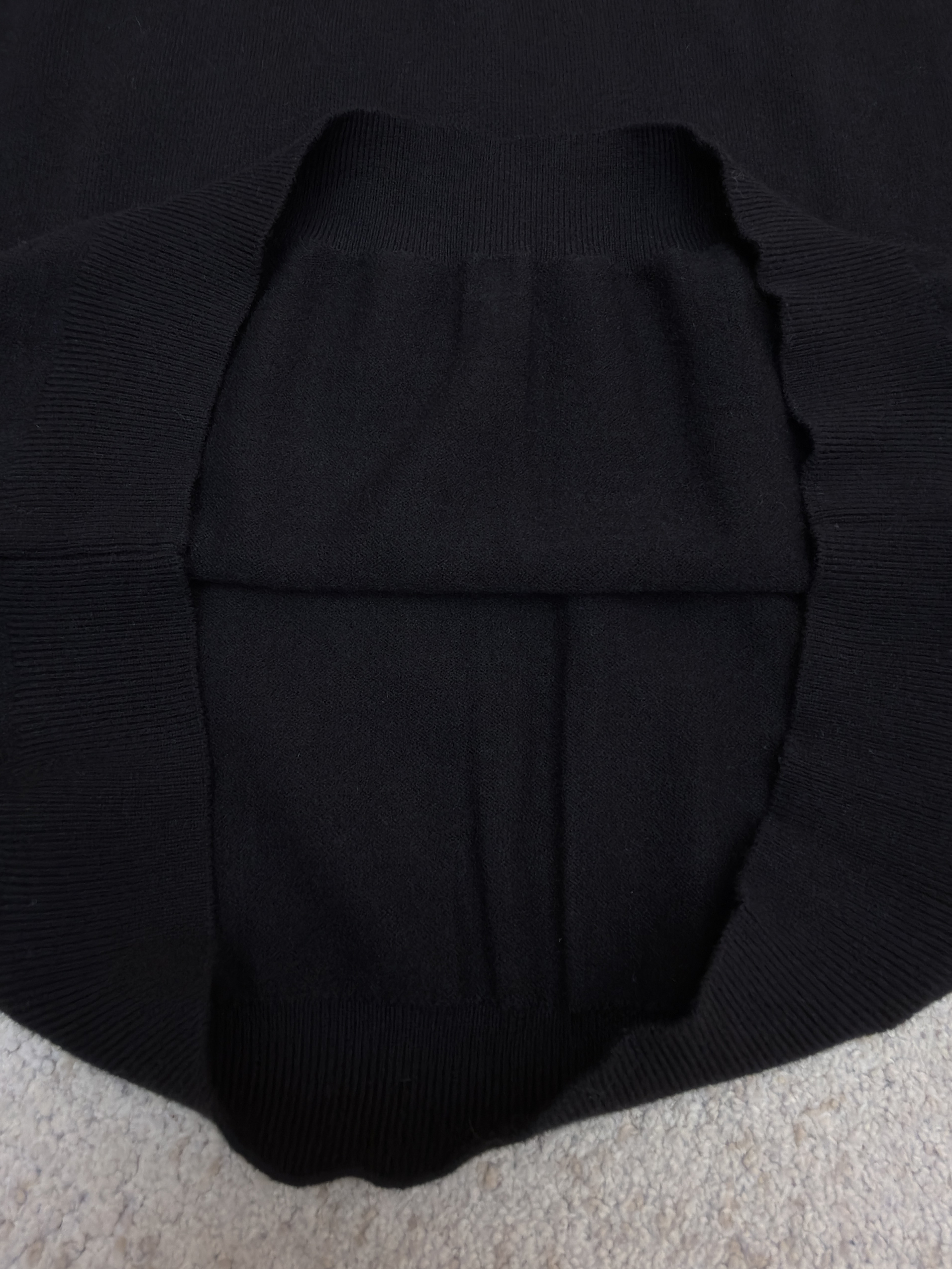 Acne Studios 徽标刺绣针织Polo衫 毛衣 针织衫 长袖 灰色 黑色 A7