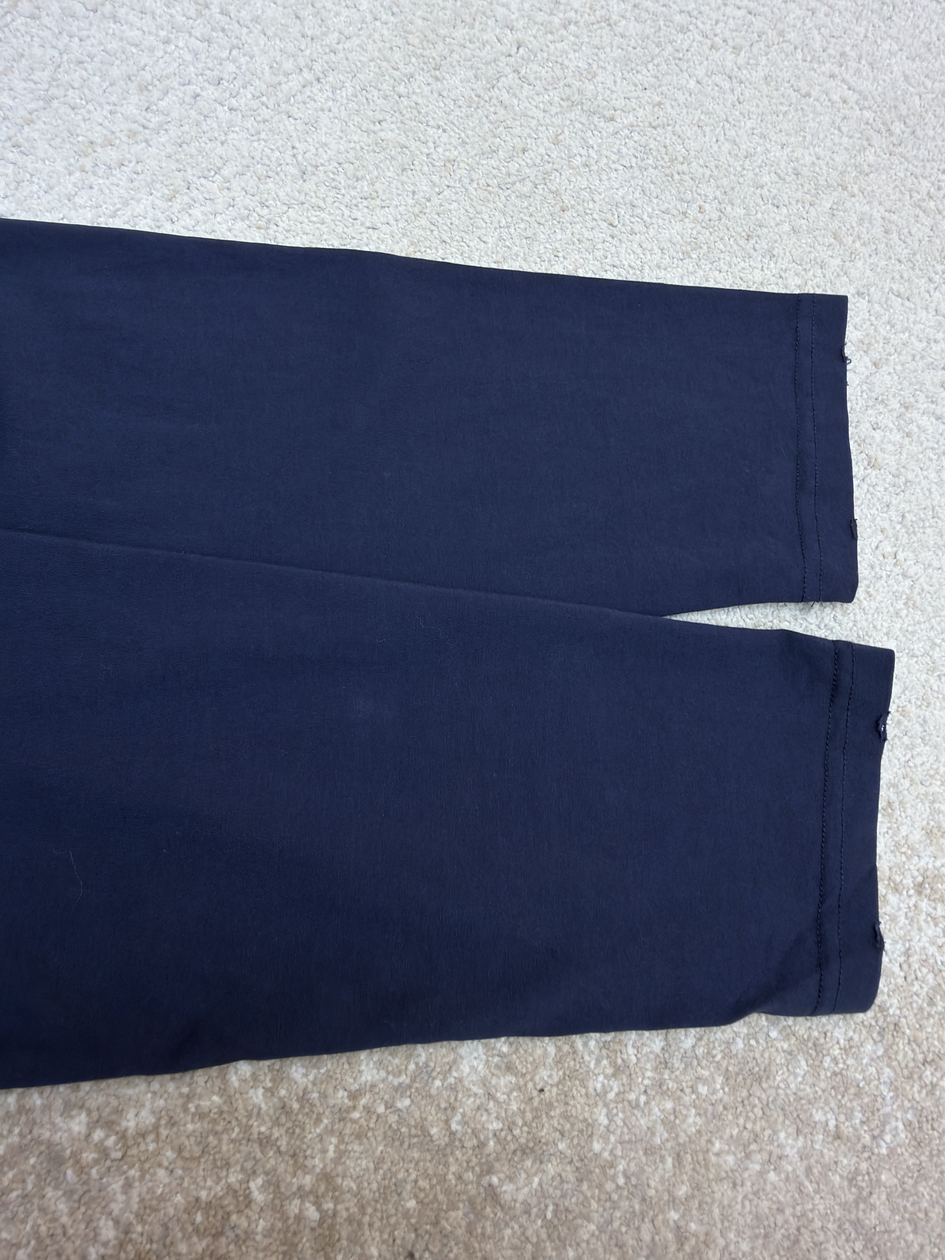 Acne Studios 纽扣徽标印花假两件圆领T恤 打底衫 长袖 紫色 蓝色 A5 CL0431-833