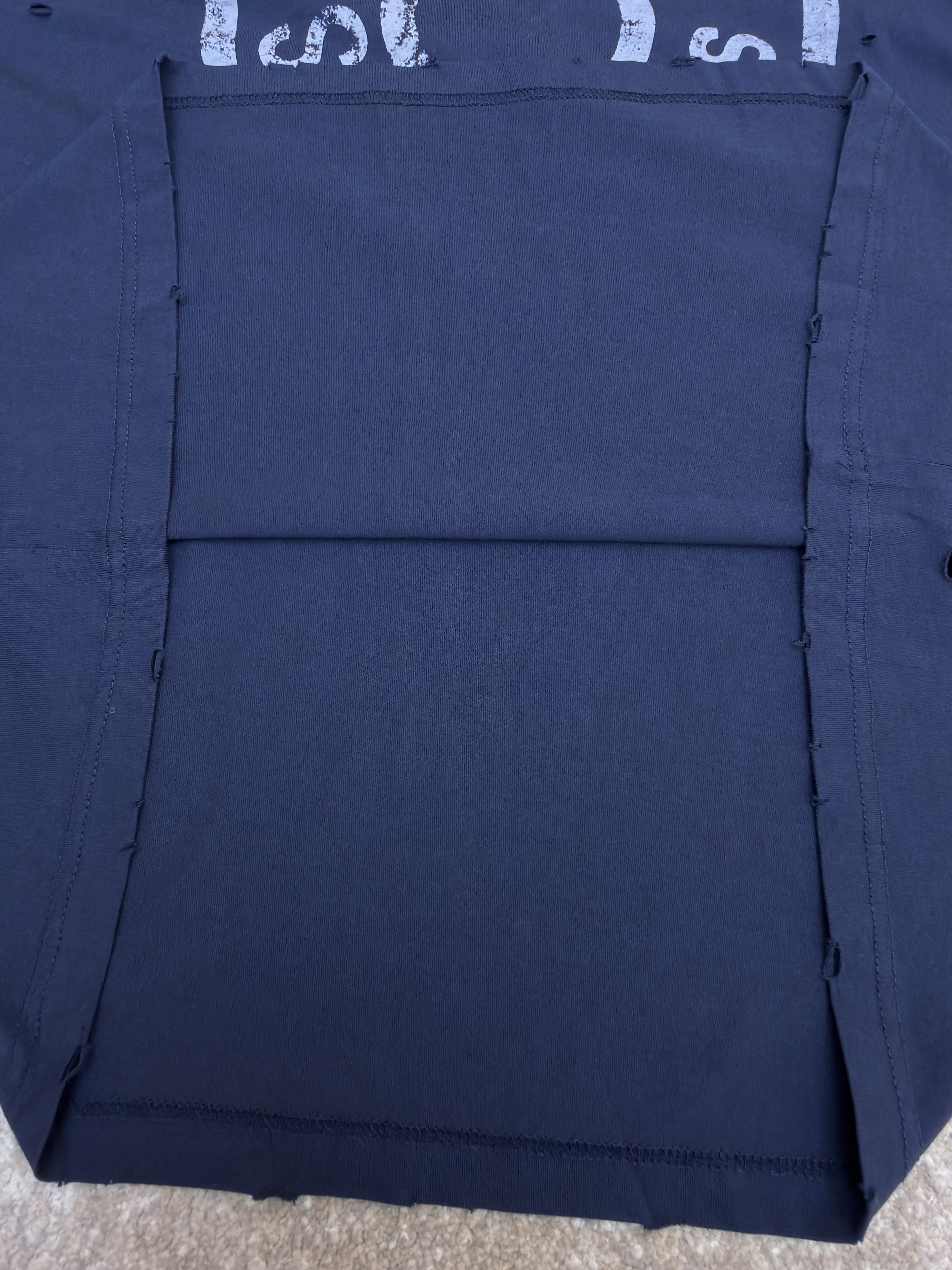 Acne Studios 纽扣徽标印花假两件圆领T恤 打底衫 长袖 紫色 蓝色 A5 CL0431-833