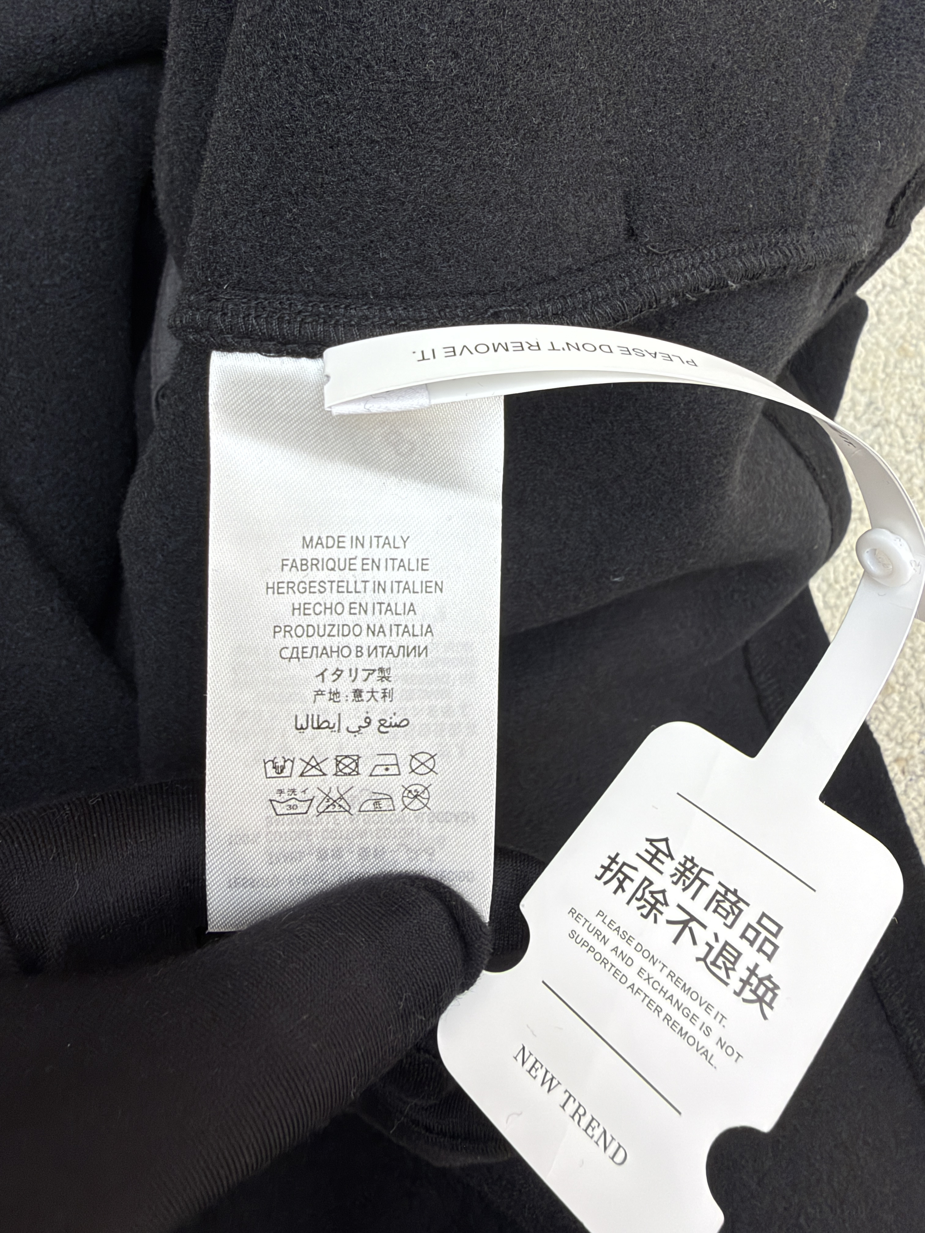 Maison Margiela 马吉拉 拼接插肩羊毛呢拉链外套 夹克 长袖 秋冬 黑色 B5 