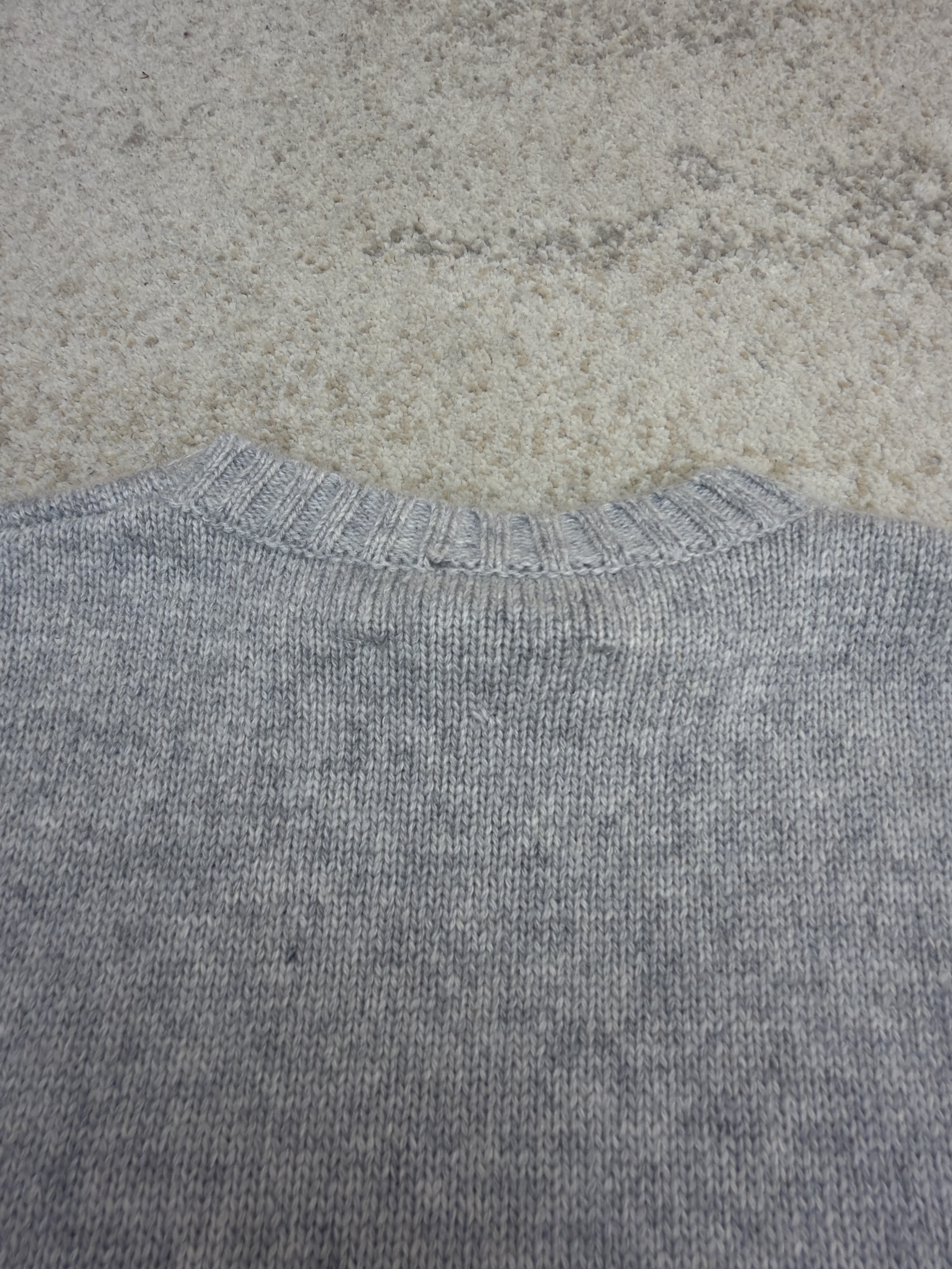 Maison Margiela 马吉拉 字母印花圆领毛衣背心 马甲 针织衫 外套 灰色 B0 