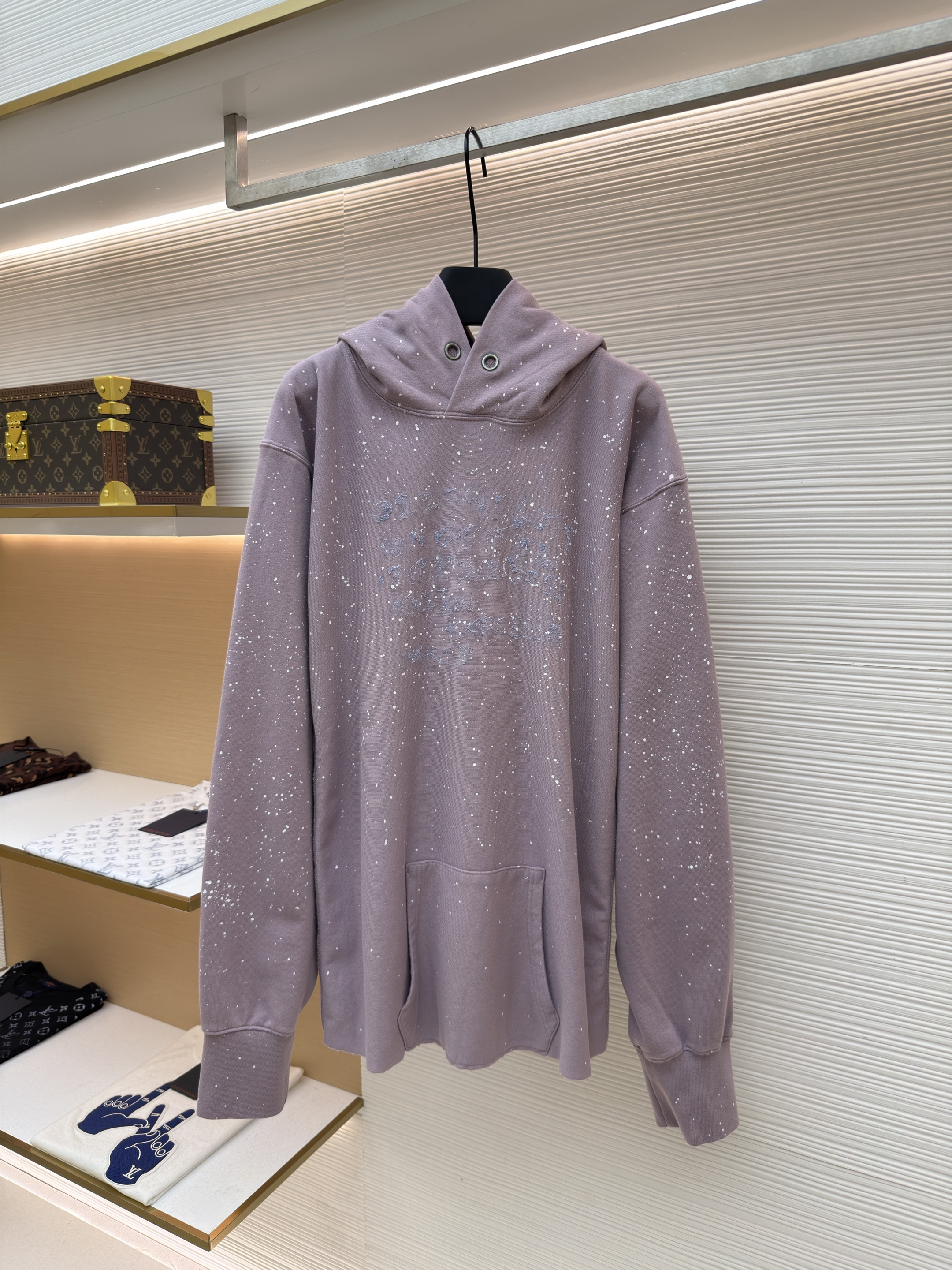 Maison Margiela 马吉拉 数字渐变套头连帽卫衣 连帽衫 外套 长袖 B0 