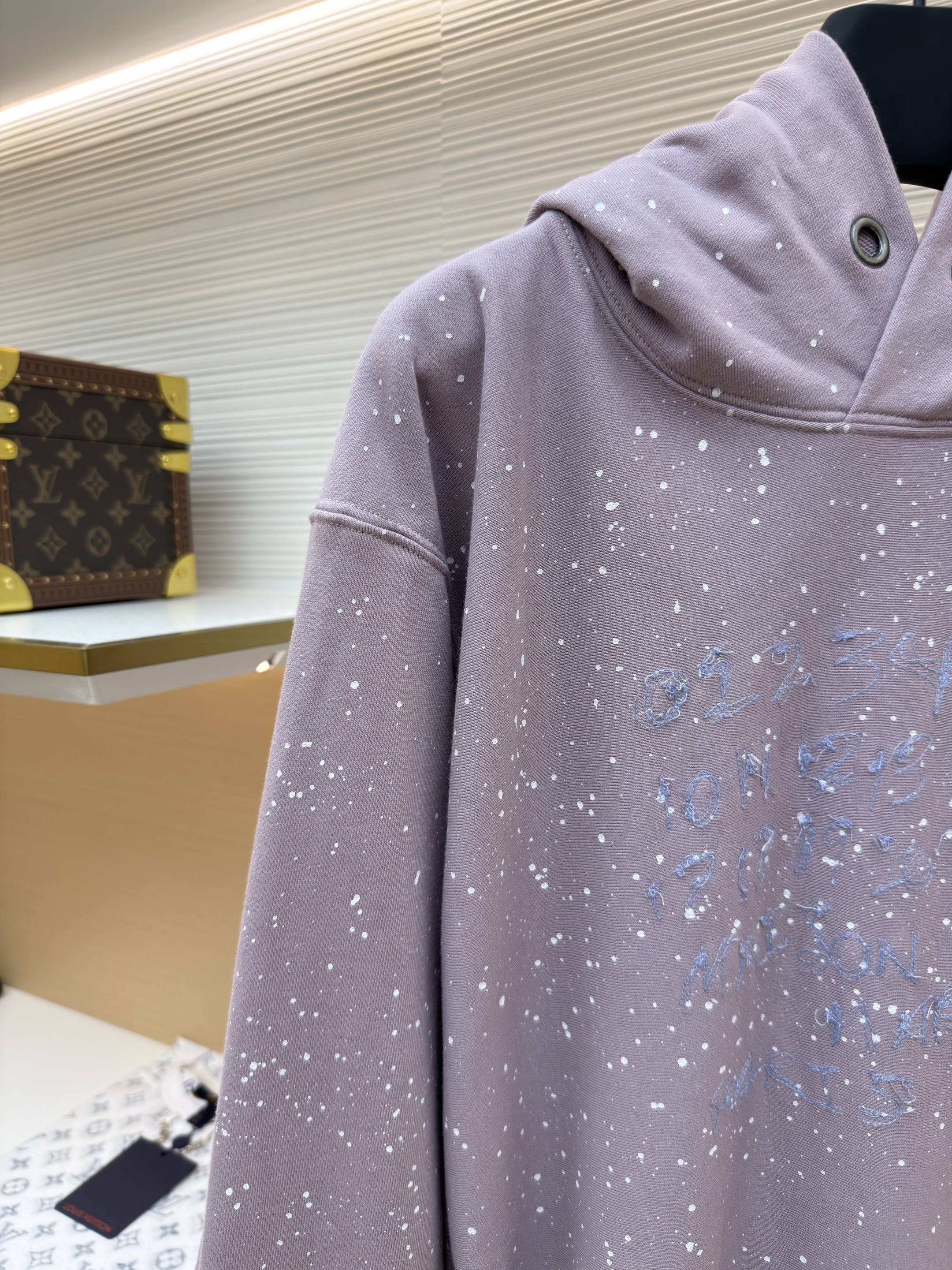 Maison Margiela 马吉拉 数字渐变套头连帽卫衣 连帽衫 外套 长袖 B0 