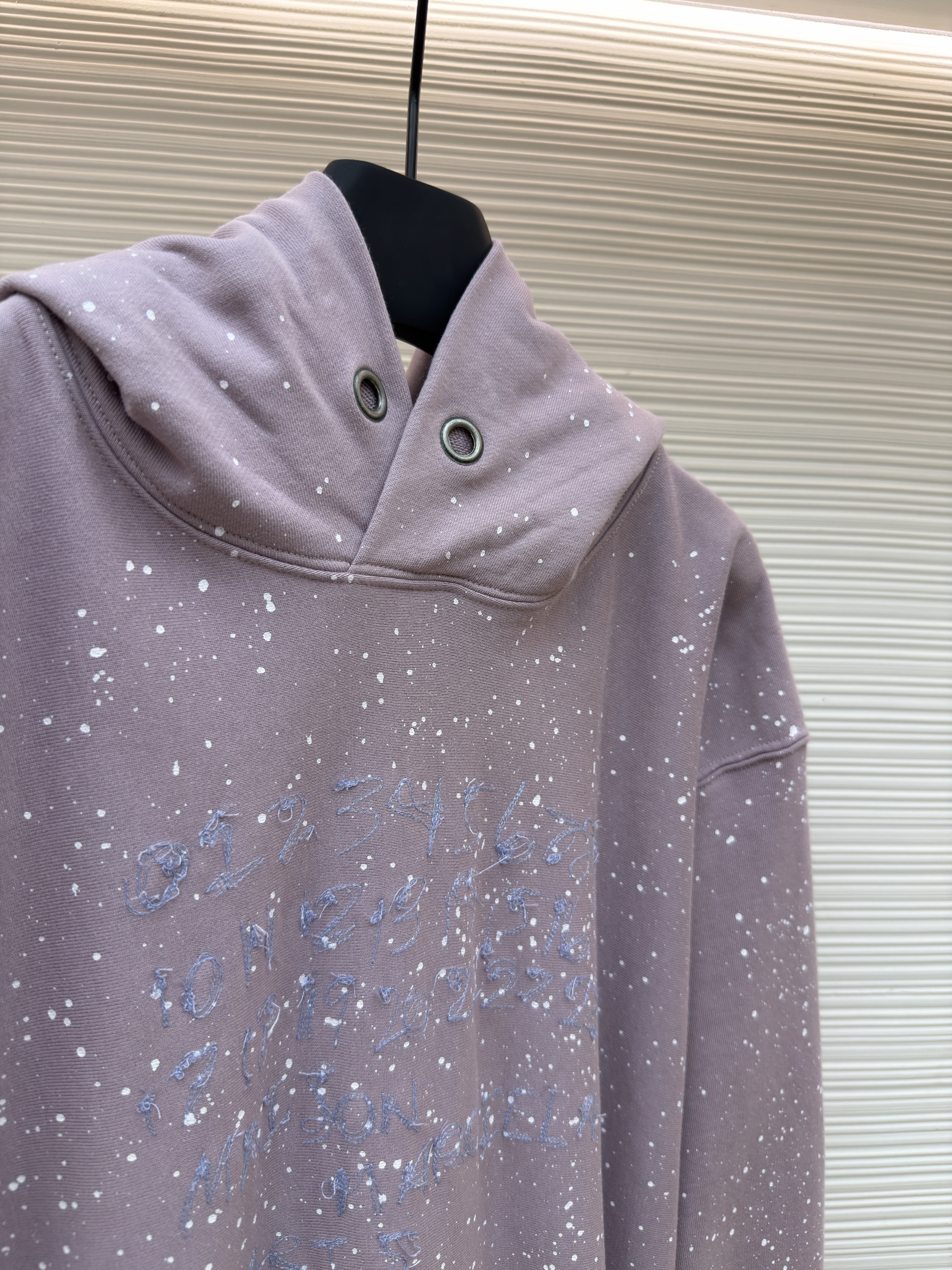 Maison Margiela 马吉拉 数字渐变套头连帽卫衣 连帽衫 外套 长袖 B0 