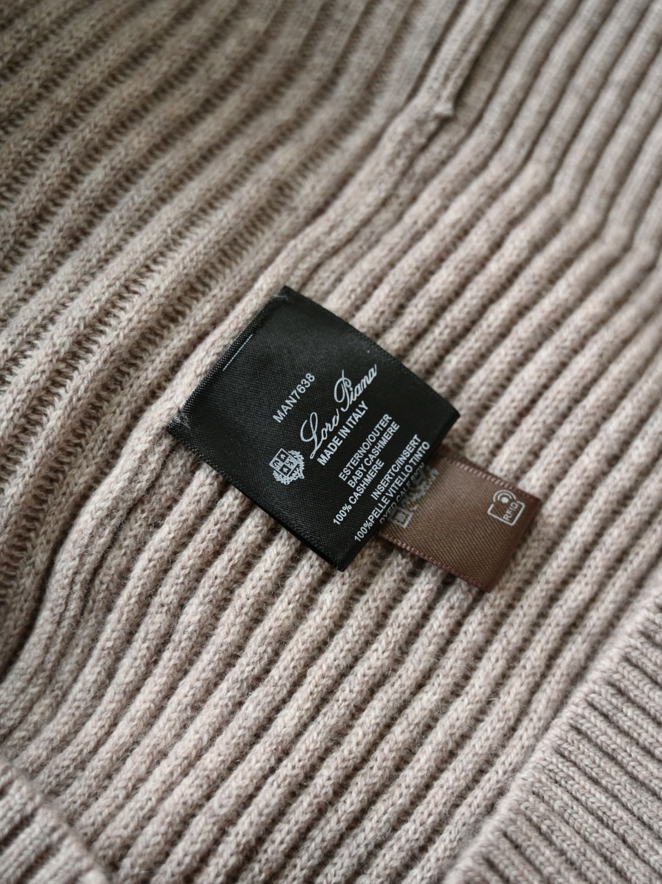 Loro Piana LP Style Men's Pure Cashmere Half-Zip Long-Sleeve Sweater 羊绒半拉链长袖 -LP078-B0