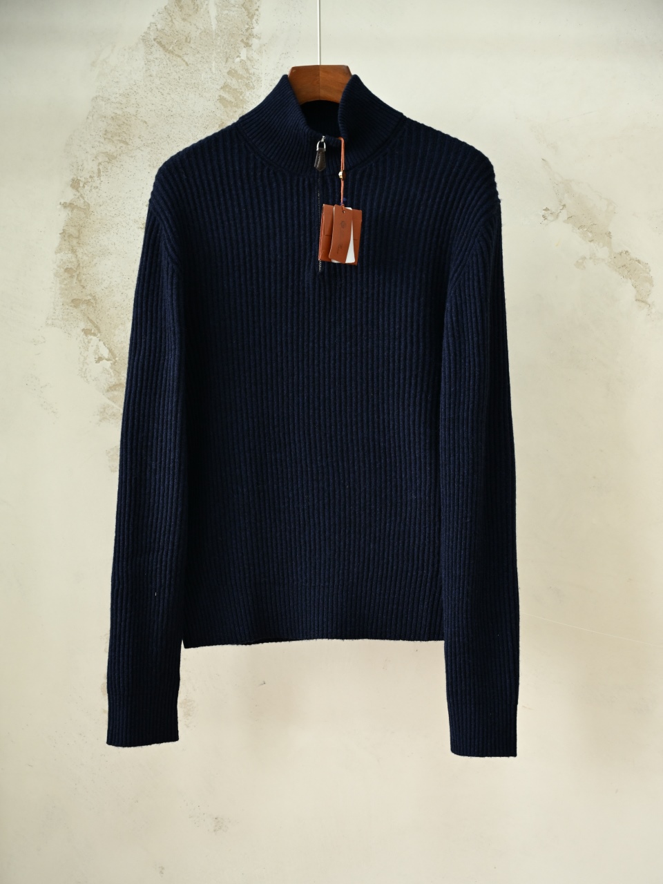 Loro Piana LP Style Men's Pure Cashmere Half-Zip Long-Sleeve Sweater 羊绒半拉链长袖 -LP078-B0