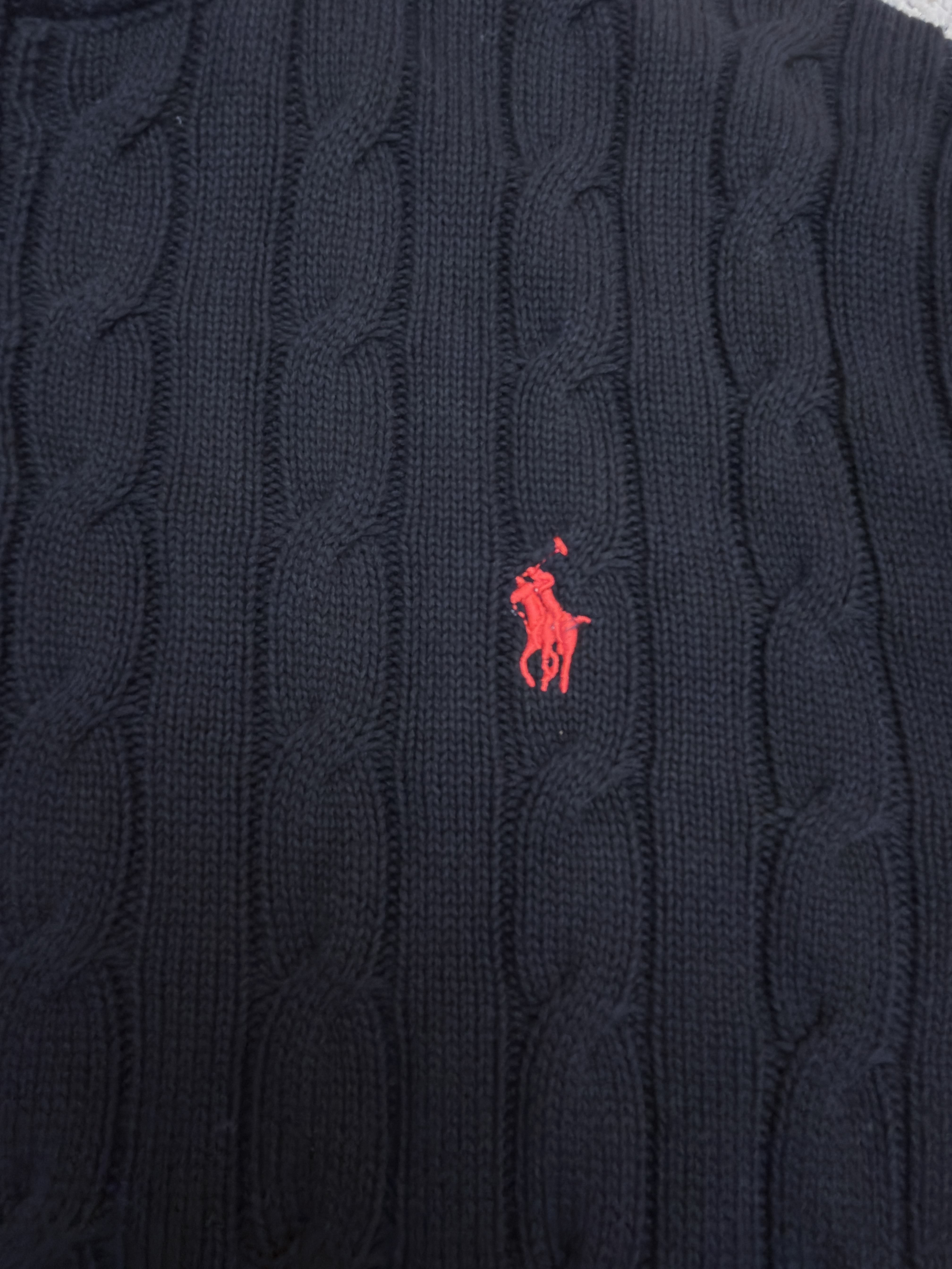 Ralph Lauren 拉夫劳伦 绞花刺绣拉链立领毛衣 针织衫 开衫 外套 长袖 杏色 灰色 黑色 B0