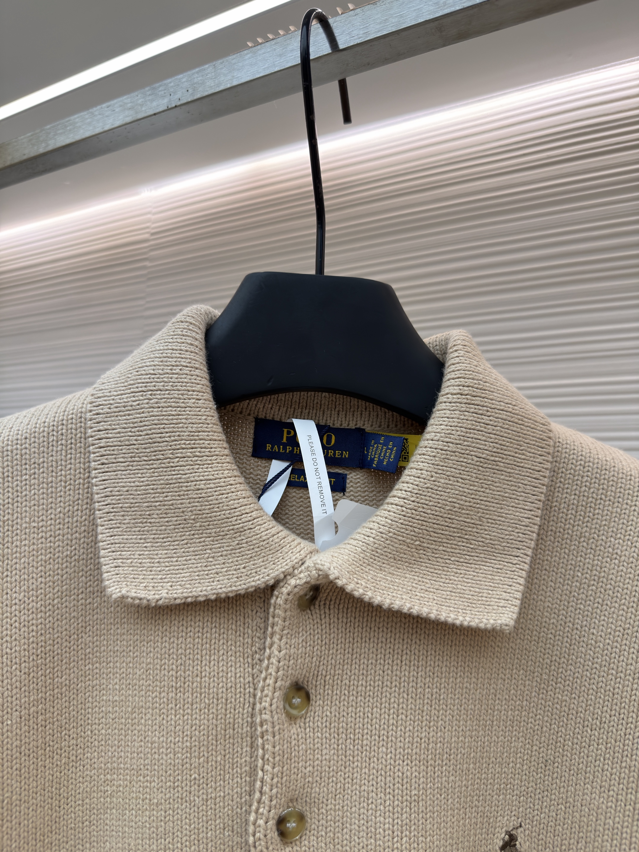 Ralph Lauren 拉夫劳伦 棉质针织Polo衫毛衣 针织衫 外套 长袖 绿色卡其色 藏蓝色 B0