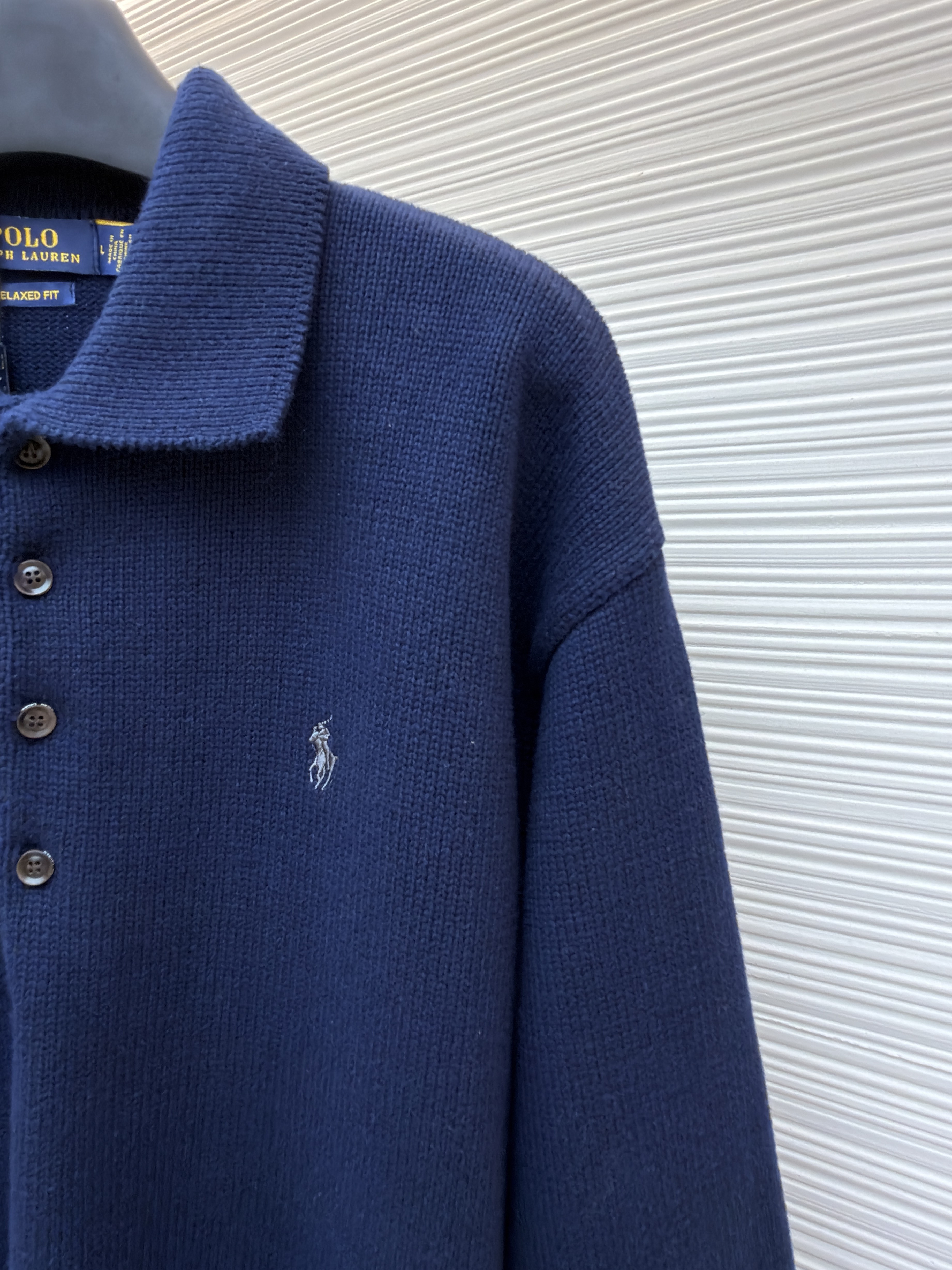 Ralph Lauren 拉夫劳伦 棉质针织Polo衫毛衣 针织衫 外套 长袖 绿色卡其色 藏蓝色 B0