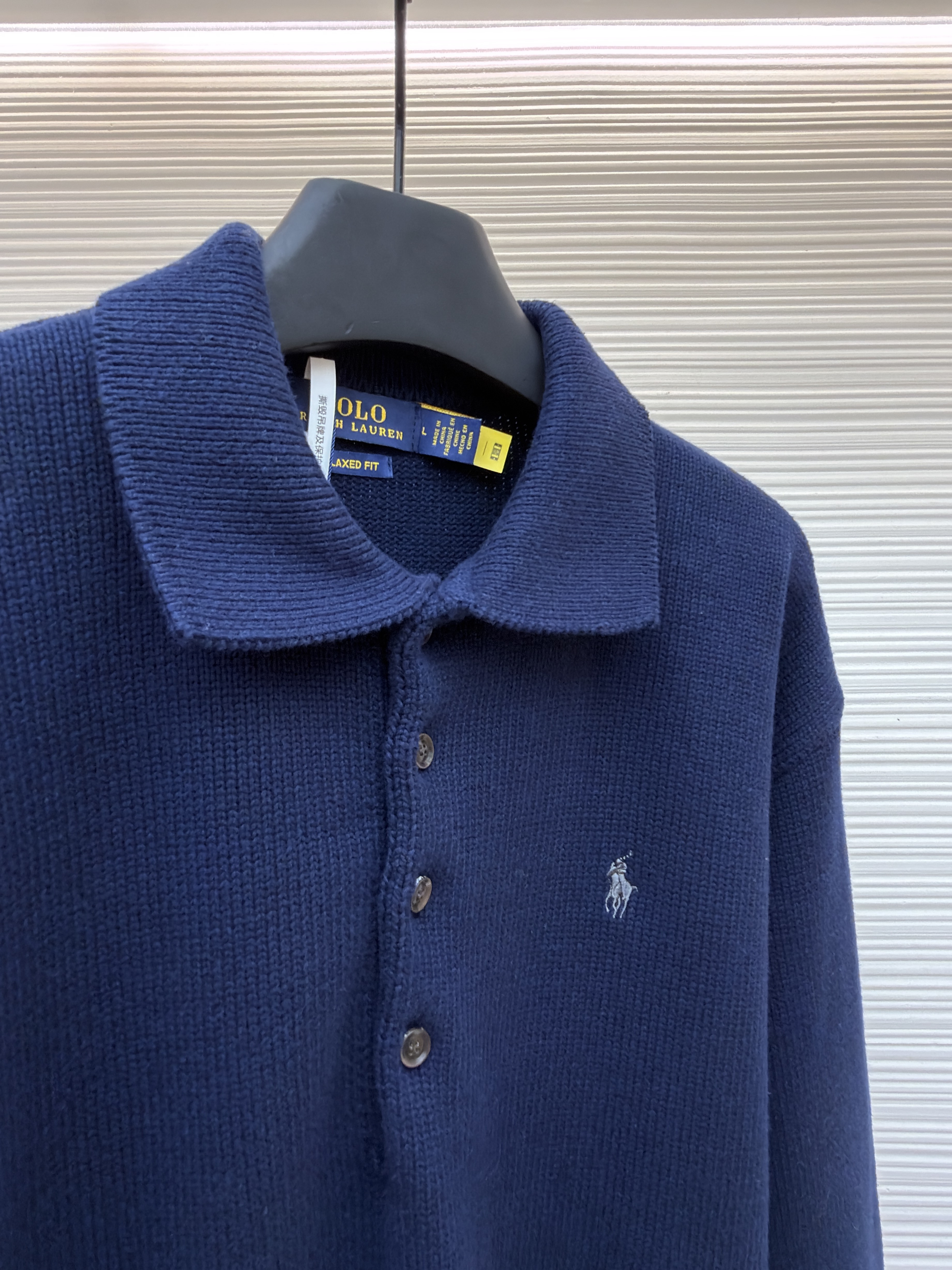 Ralph Lauren 拉夫劳伦 棉质针织Polo衫毛衣 针织衫 外套 长袖 绿色卡其色 藏蓝色 B0