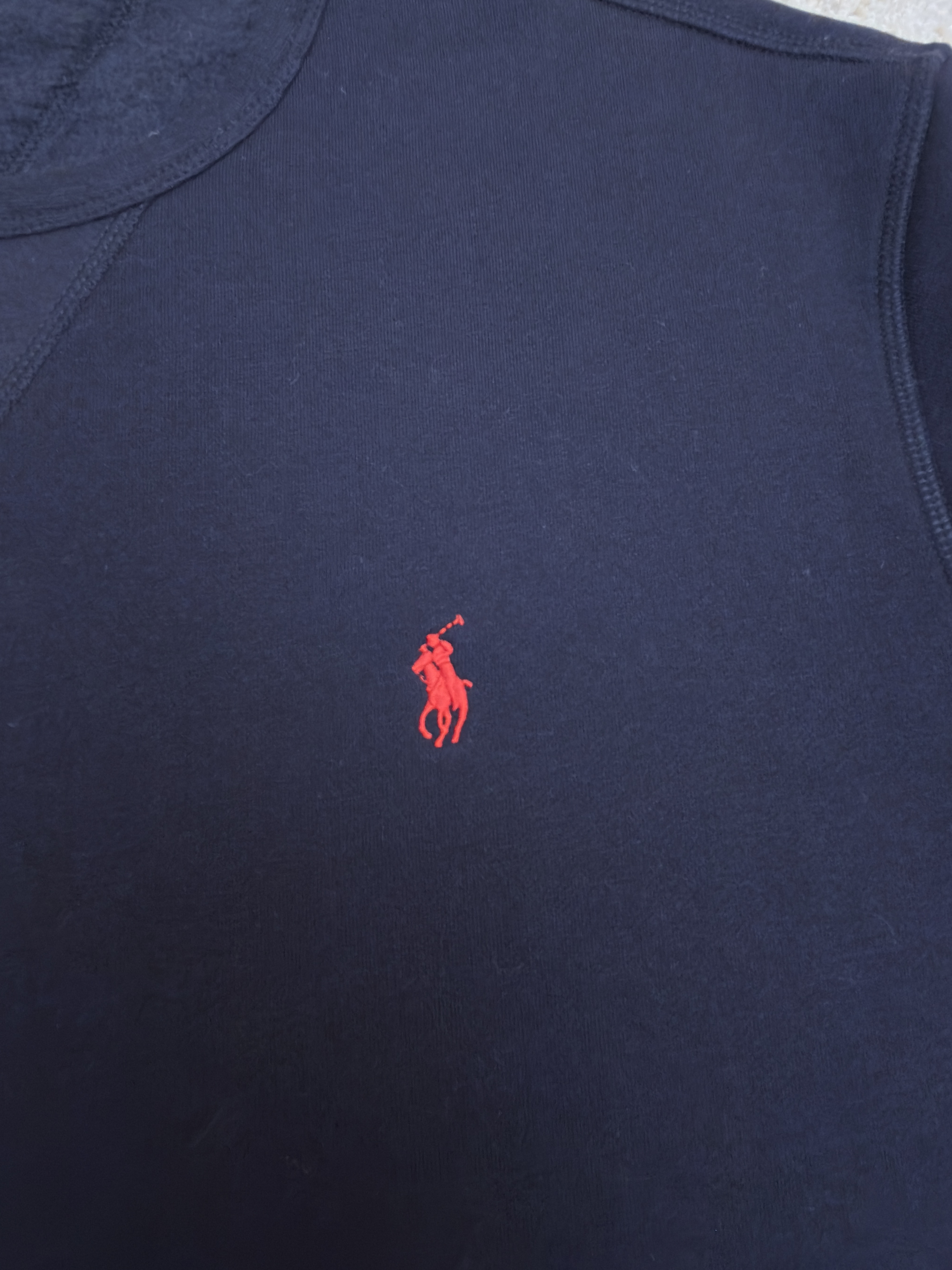 Ralph Lauren 拉夫劳伦 标识刺绣抓绒圆领卫衣 外套 长袖 秋冬 黑色 灰色 藏蓝色 白色 A7 710790783-005