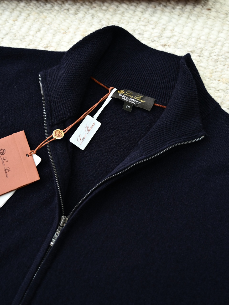 Loro Piana LP Men's Pure Cashmere Long-Sleeve Sweater 羊绒细面料长袖 -LP0107-B0