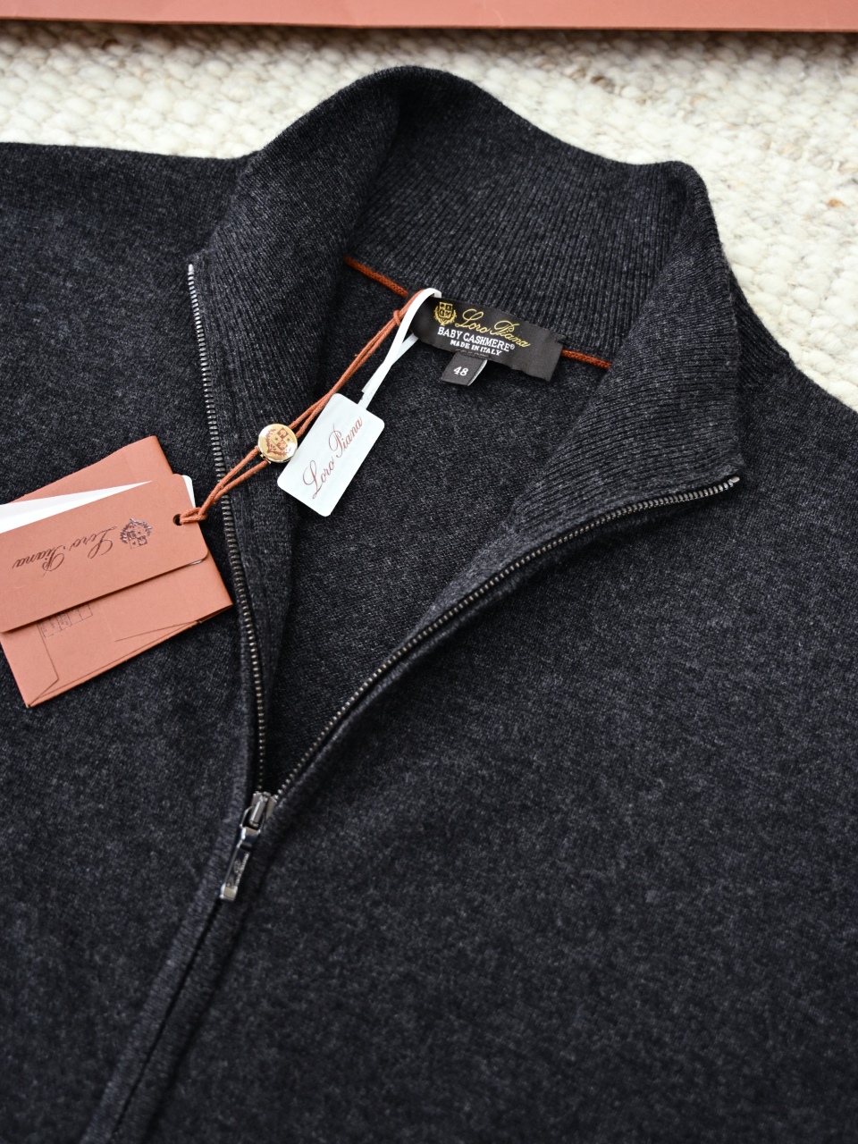 Loro Piana LP Men's Pure Cashmere Long-Sleeve Sweater 羊绒细面料长袖 -LP0107-B0