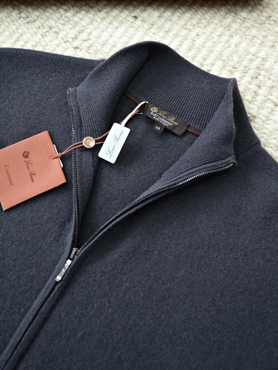 Loro Piana LP Men's Pure Cashmere Long-Sleeve Sweater 羊绒细面料长袖 -LP0107-B0