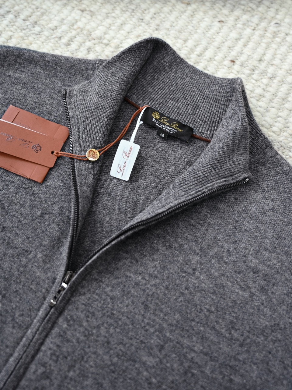 Loro Piana LP Men's Pure Cashmere Long-Sleeve Sweater 羊绒细面料长袖 -LP0107-B0