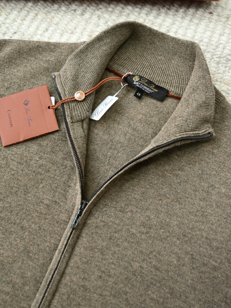 Loro Piana LP Men's Pure Cashmere Long-Sleeve Sweater 羊绒细面料长袖 -LP0107-B0