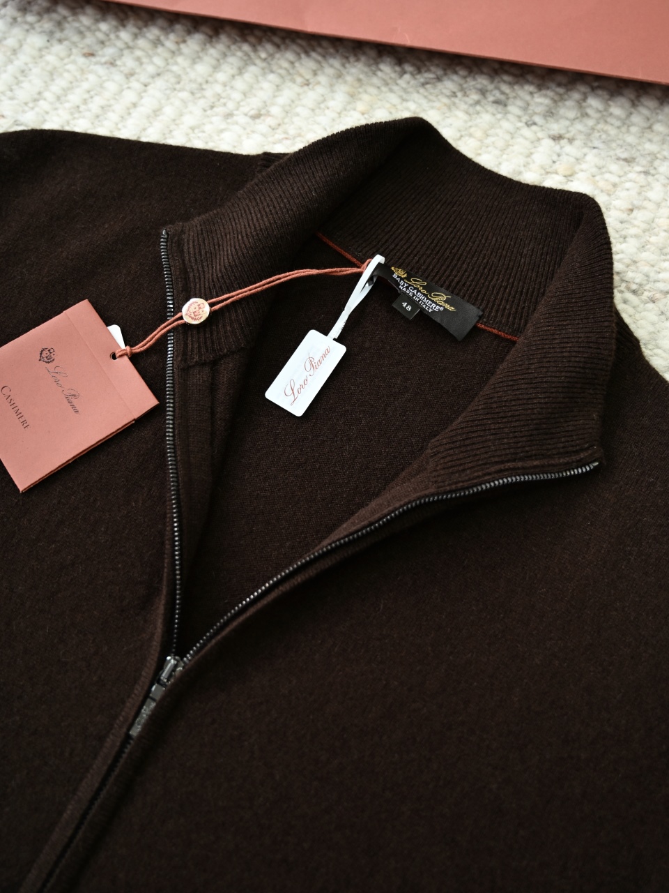 Loro Piana LP Men's Pure Cashmere Long-Sleeve Sweater 羊绒细面料长袖 -LP0107-B0