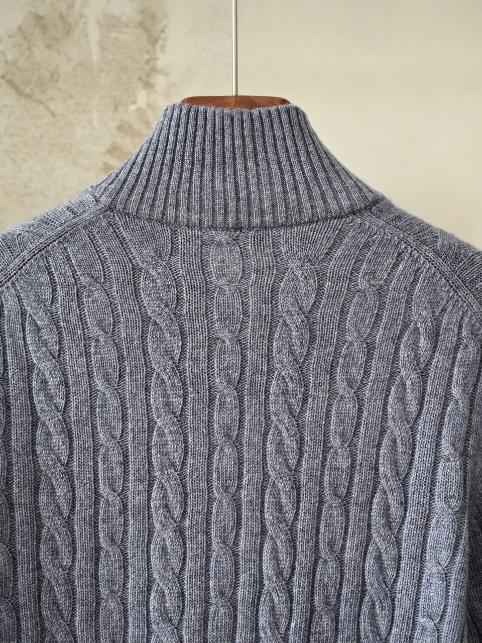  (Cable Knit) Loro Piana LP Men's Pure Cashmere Long-Sleeve Sweater 羊绒麻花长袖 -LP061-B0