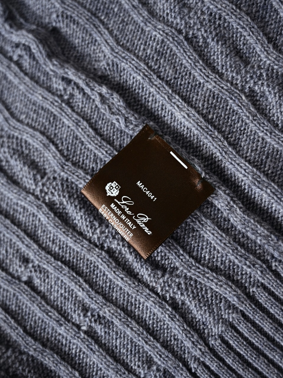  (Cable Knit) Loro Piana LP Men's Pure Cashmere Long-Sleeve Sweater 羊绒麻花长袖 -LP061-B0