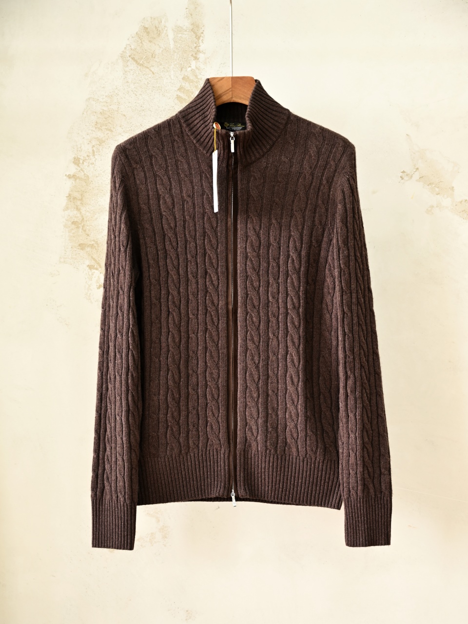  (Cable Knit) Loro Piana LP Men's Pure Cashmere Long-Sleeve Sweater 羊绒麻花长袖 -LP061-B0