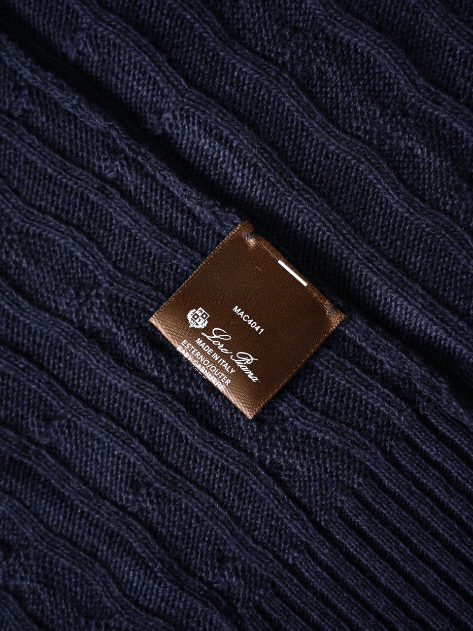  (Cable Knit) Loro Piana LP Men's Pure Cashmere Long-Sleeve Sweater 羊绒麻花长袖 -LP061-B0