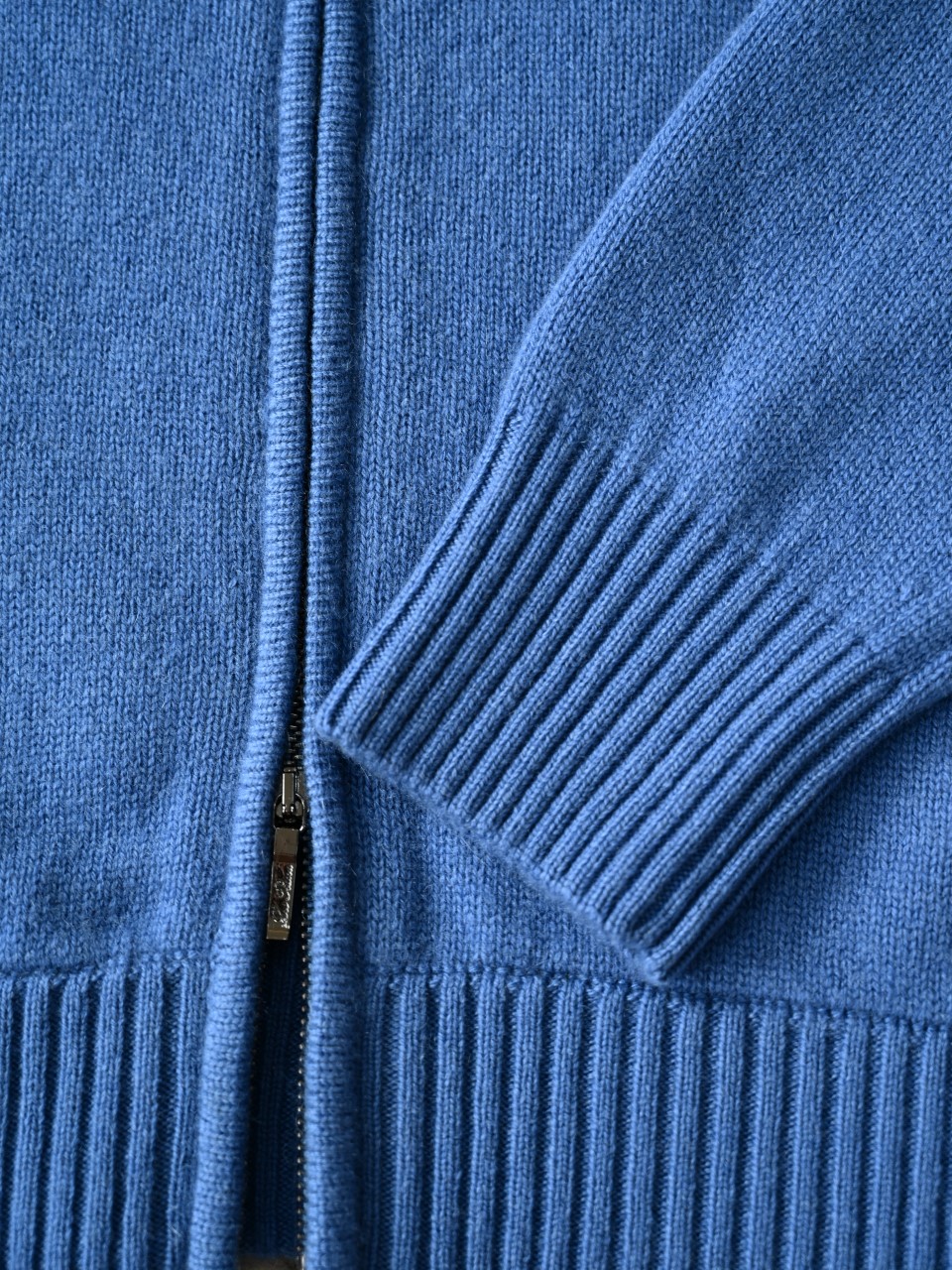 （Ribbed collar）Loro Piana LP Men's Pure Cashmere Zip-Front Long-Sleeve Sweater 拉链 羊绒 螺纹 长袖 -LP062-B0
