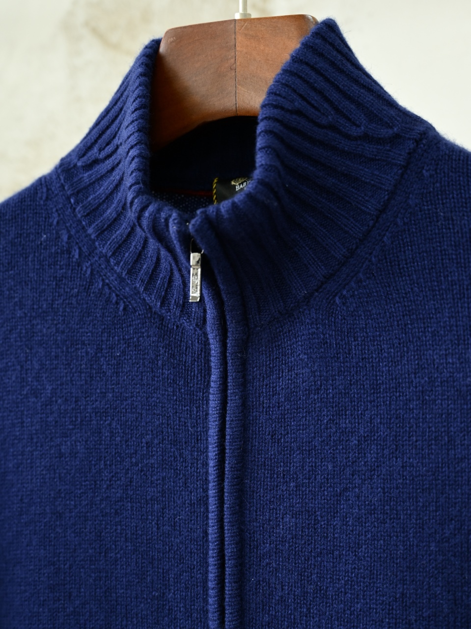 （Ribbed collar）Loro Piana LP Men's Pure Cashmere Zip-Front Long-Sleeve Sweater 拉链 羊绒 螺纹 长袖 -LP062-B0