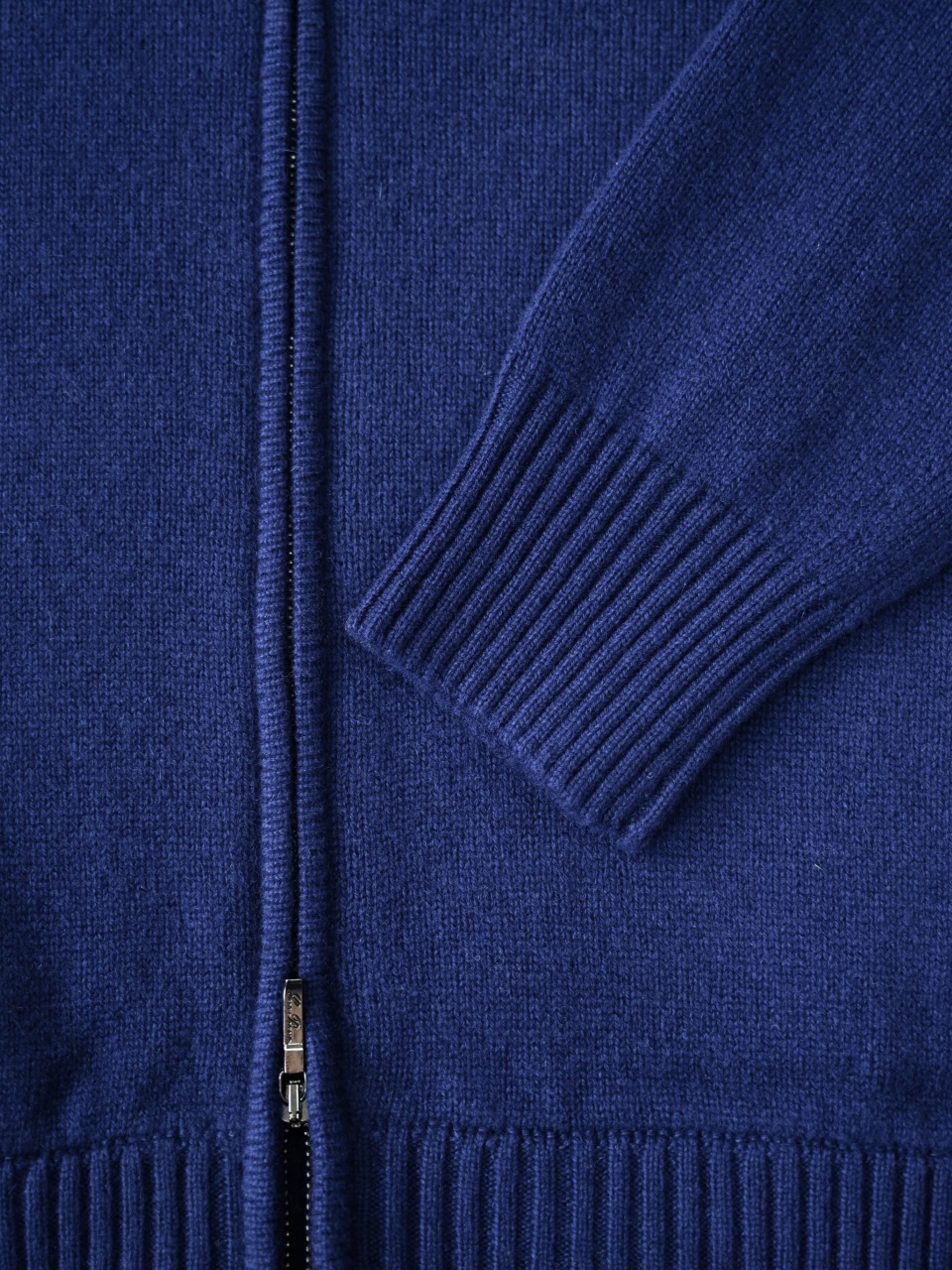 （Ribbed collar）Loro Piana LP Men's Pure Cashmere Zip-Front Long-Sleeve Sweater 拉链 羊绒 螺纹 长袖 -LP062-B0