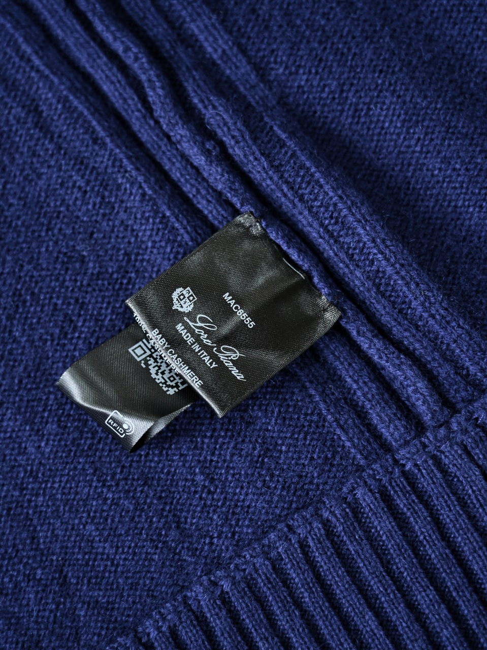 （Ribbed collar）Loro Piana LP Men's Pure Cashmere Zip-Front Long-Sleeve Sweater 拉链 羊绒 螺纹 长袖 -LP062-B0