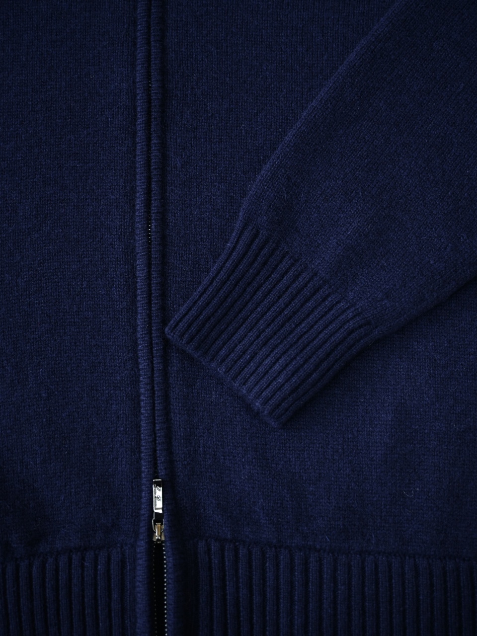（Ribbed collar）Loro Piana LP Men's Pure Cashmere Zip-Front Long-Sleeve Sweater 拉链 羊绒 螺纹 长袖 -LP062-B0