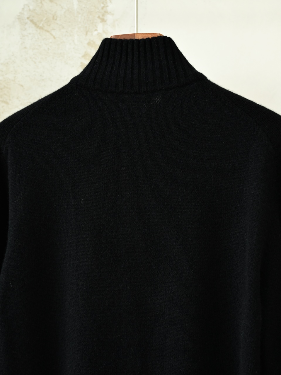 （Ribbed collar）Loro Piana LP Men's Pure Cashmere Zip-Front Long-Sleeve Sweater 拉链 羊绒 螺纹 长袖 -LP062-B0