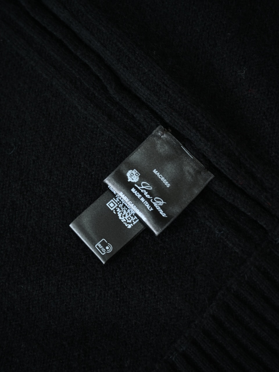 （Ribbed collar）Loro Piana LP Men's Pure Cashmere Zip-Front Long-Sleeve Sweater 拉链 羊绒 螺纹 长袖 -LP062-B0